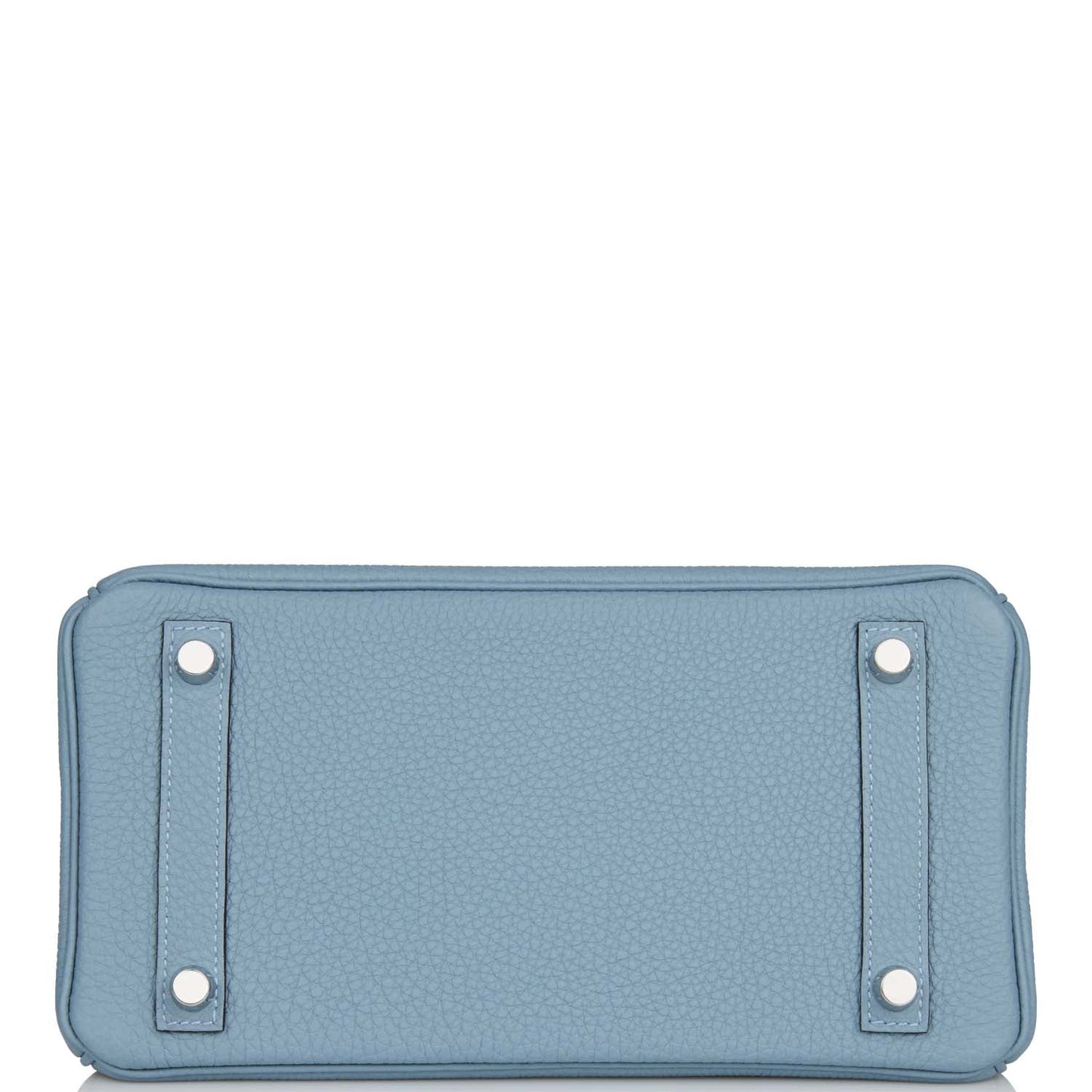 Hermes Birkin 25 Bleu Lin Verso Togo Palladium Hardware