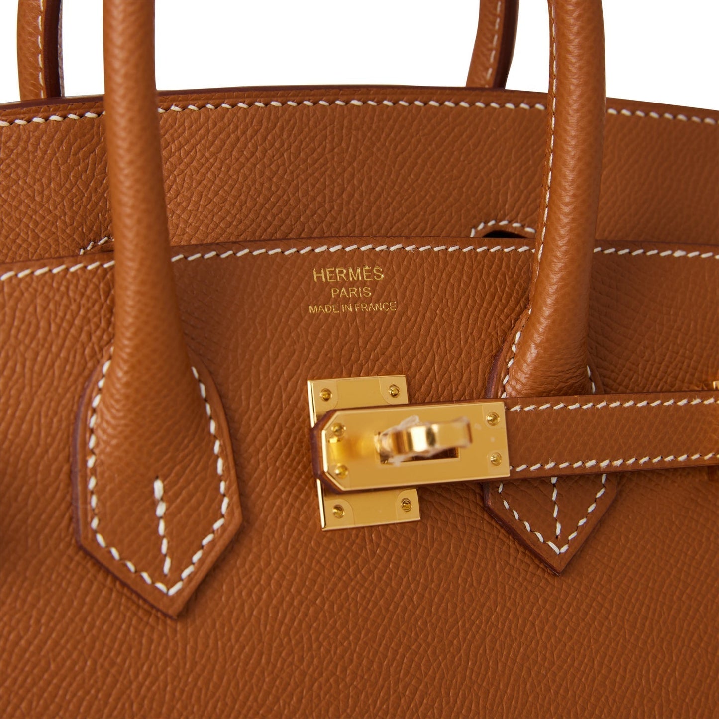 Hermes Birkin 25 Sellier Gold Epsom Gold Hardware