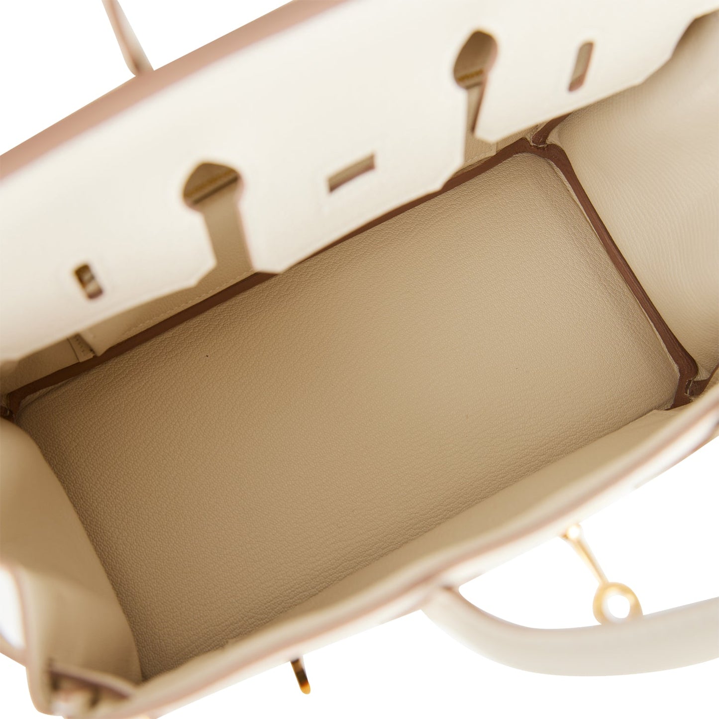 Hermes Birkin 25 Craie Togo Gold Hardware