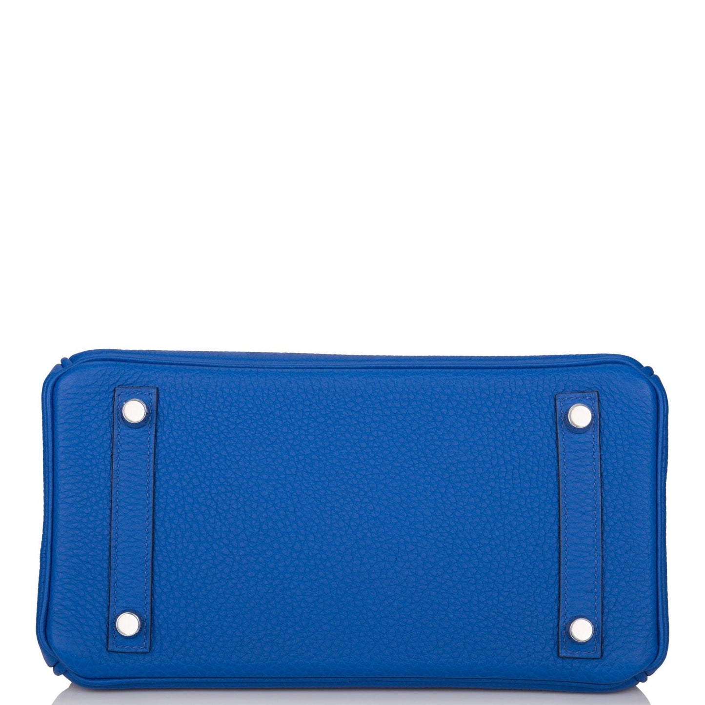 Hermes Birkin 25 Bleu Royal Verso Togo Palladium Hardware