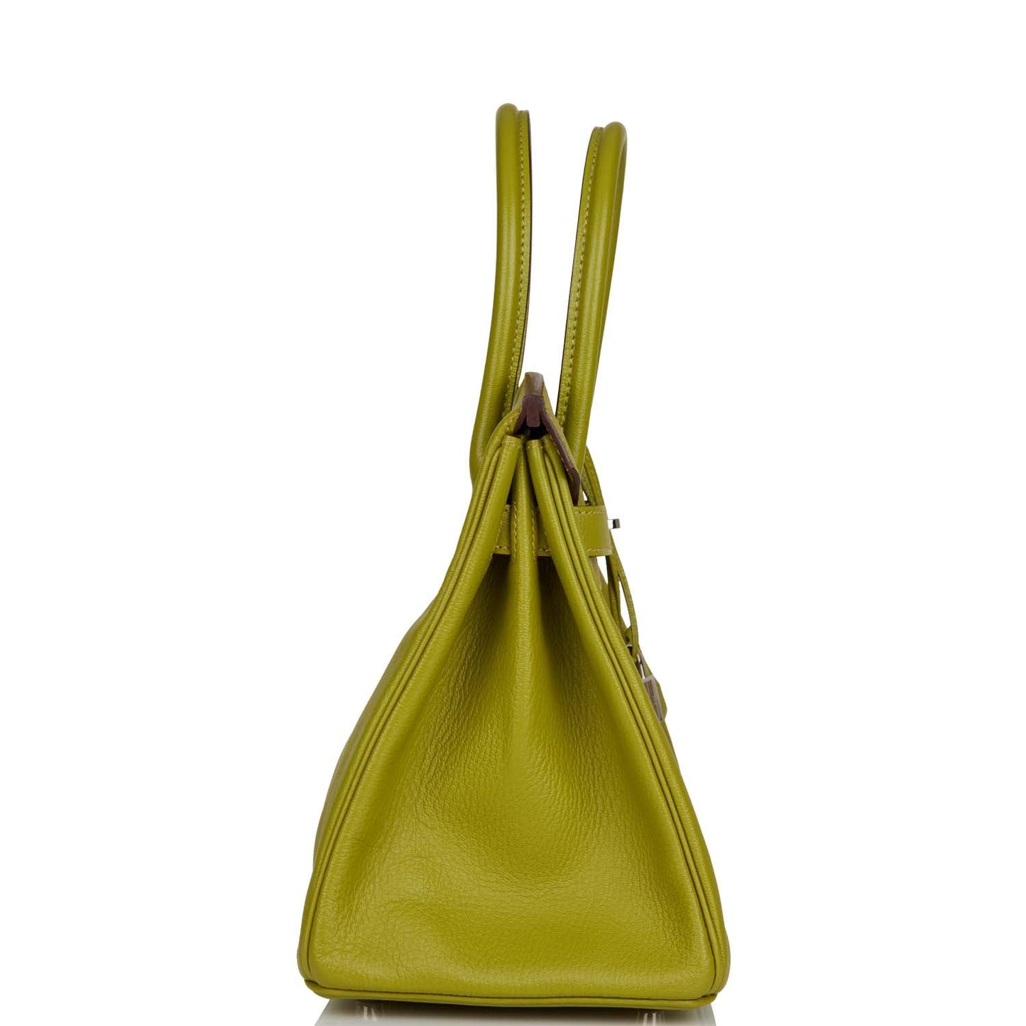 Hermes Birkin 30 Vert Anis Chevre Palladium Hardware