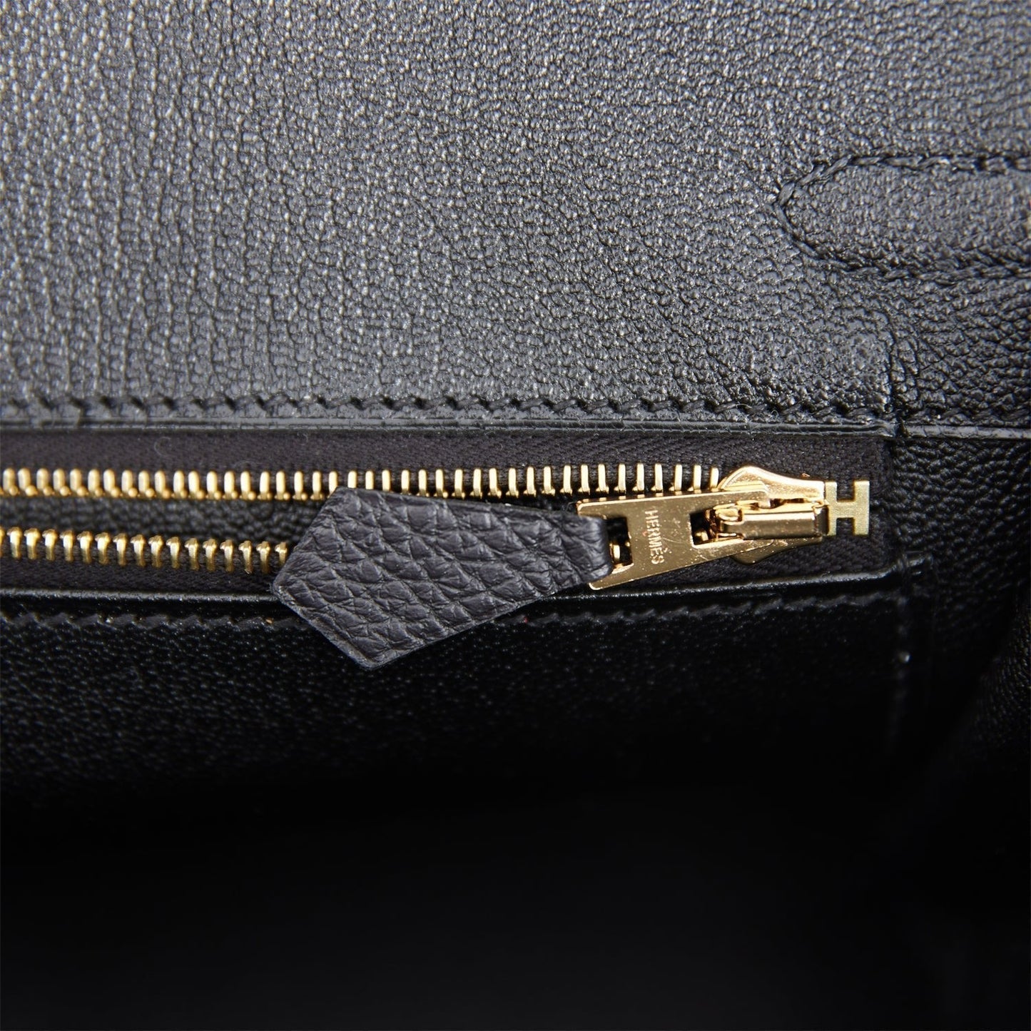 Hermes Birkin 25 Black Togo Gold Hardware