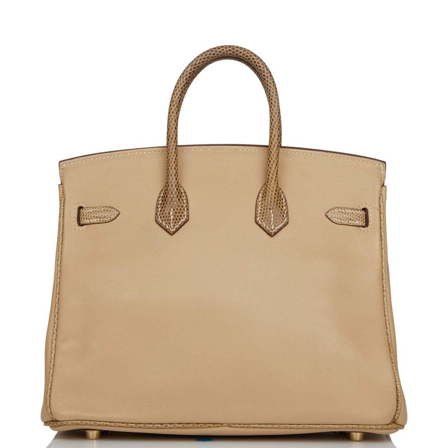 Hermes Birkin 25 Ficelle Lizard and Argyle Swift Gold Hardware