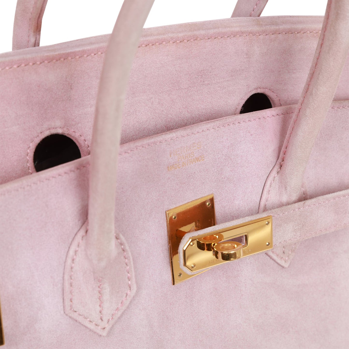 Hermes Birkin 35 Lilac Doblis Gold Hardware