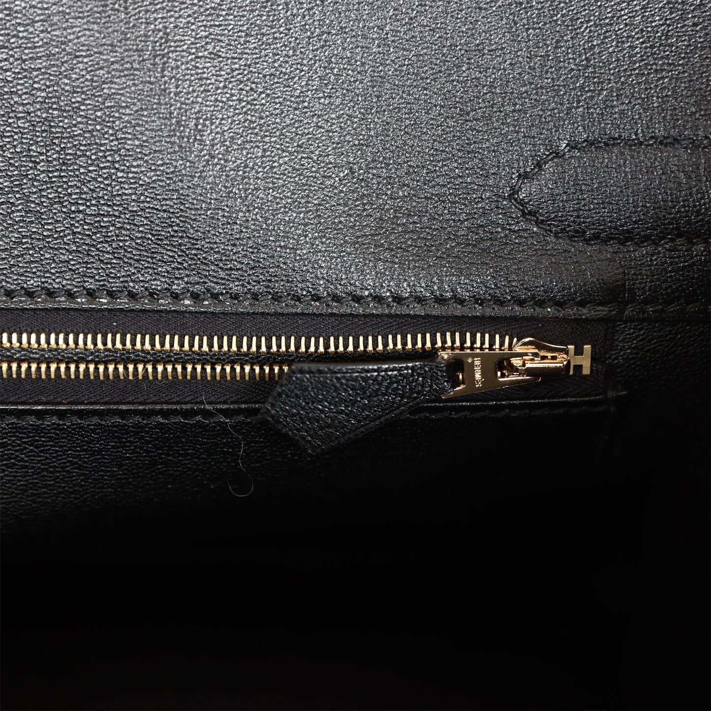 Hermes Birkin 30 Black Matte Alligator Gold Hardware