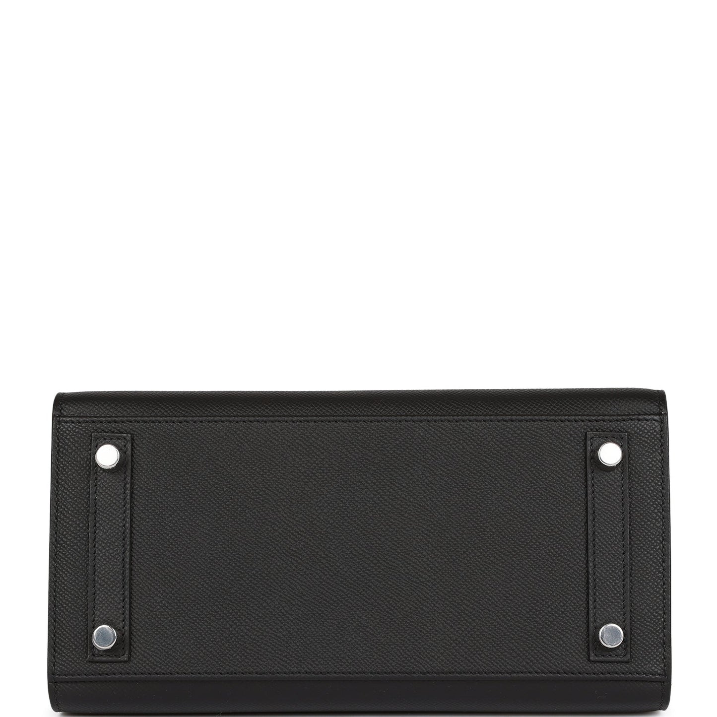 Hermes Birkin 25 Sellier Black Epsom Palladium Hardware