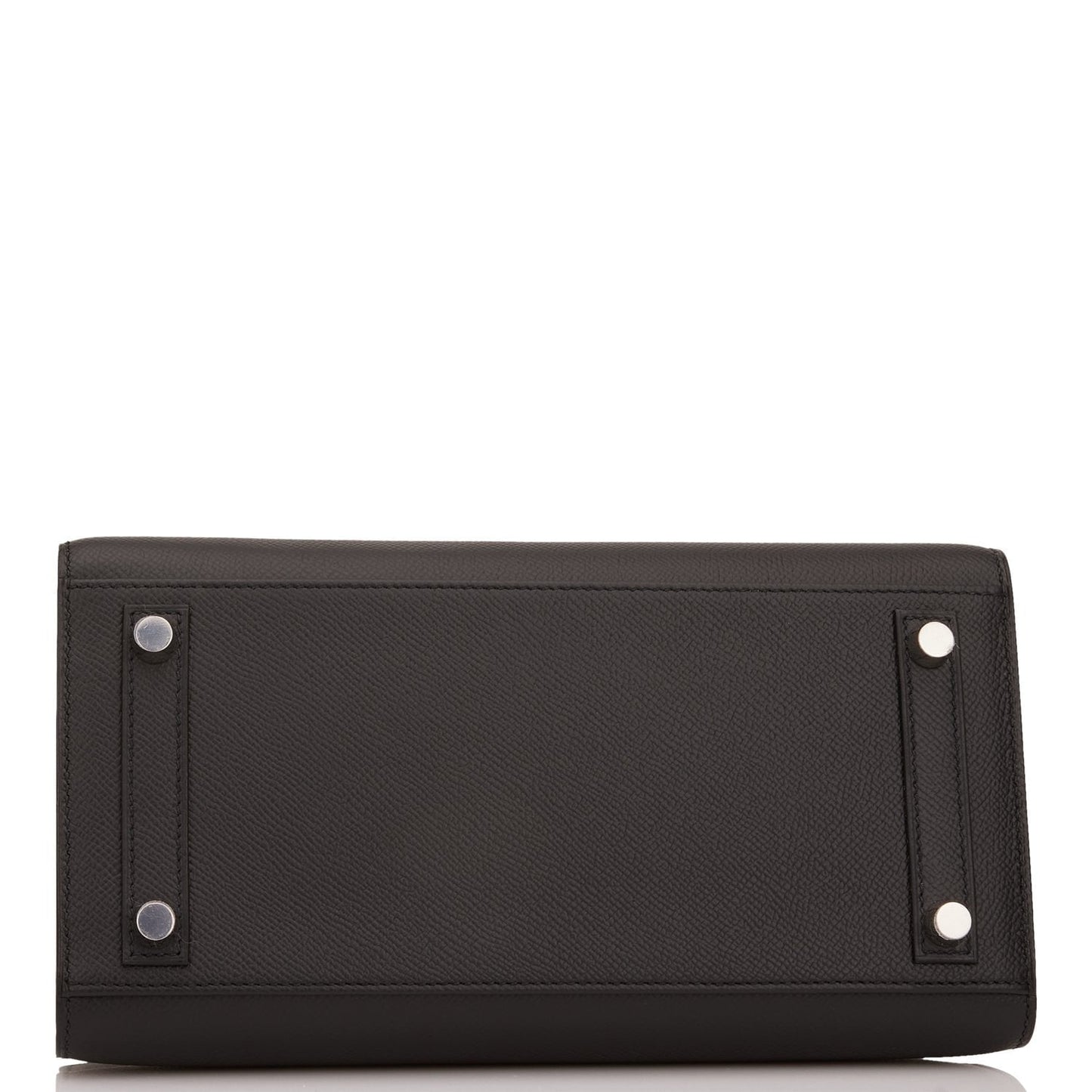 Hermes Birkin 25 Sellier Black Epsom Palladium Hardware