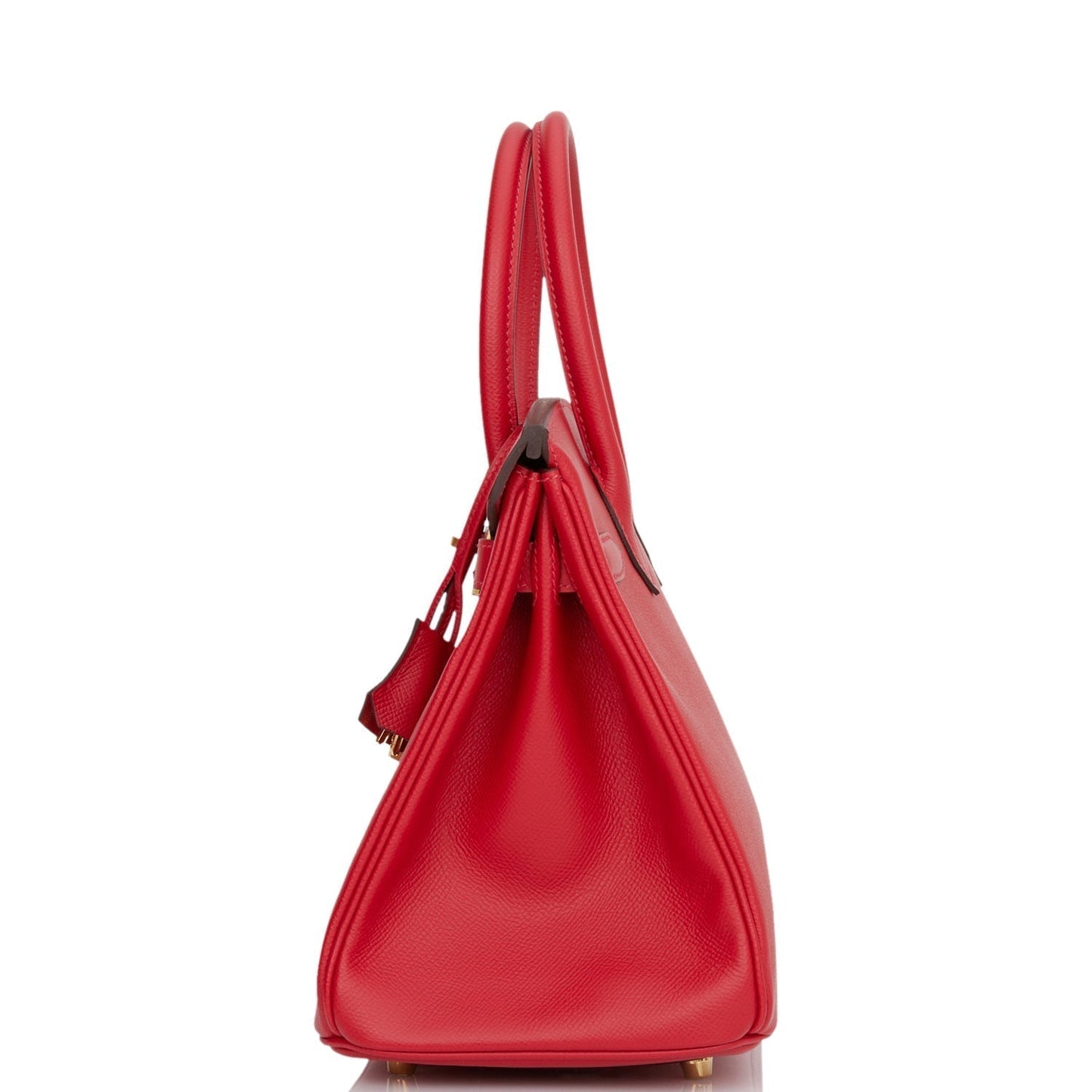 Hermes Birkin 30 Rouge Casaque Epsom Gold Hardware