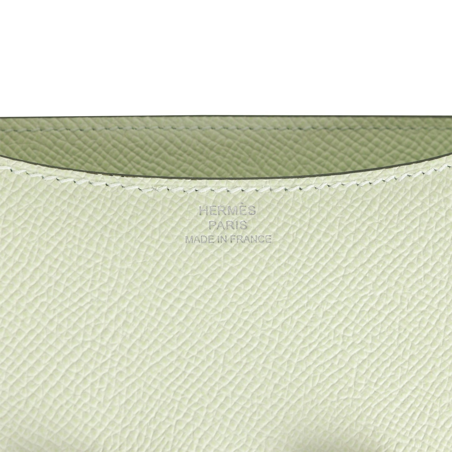 Hermes Constance 1-18 Vert Fizz Epsom Palladium Hardware
