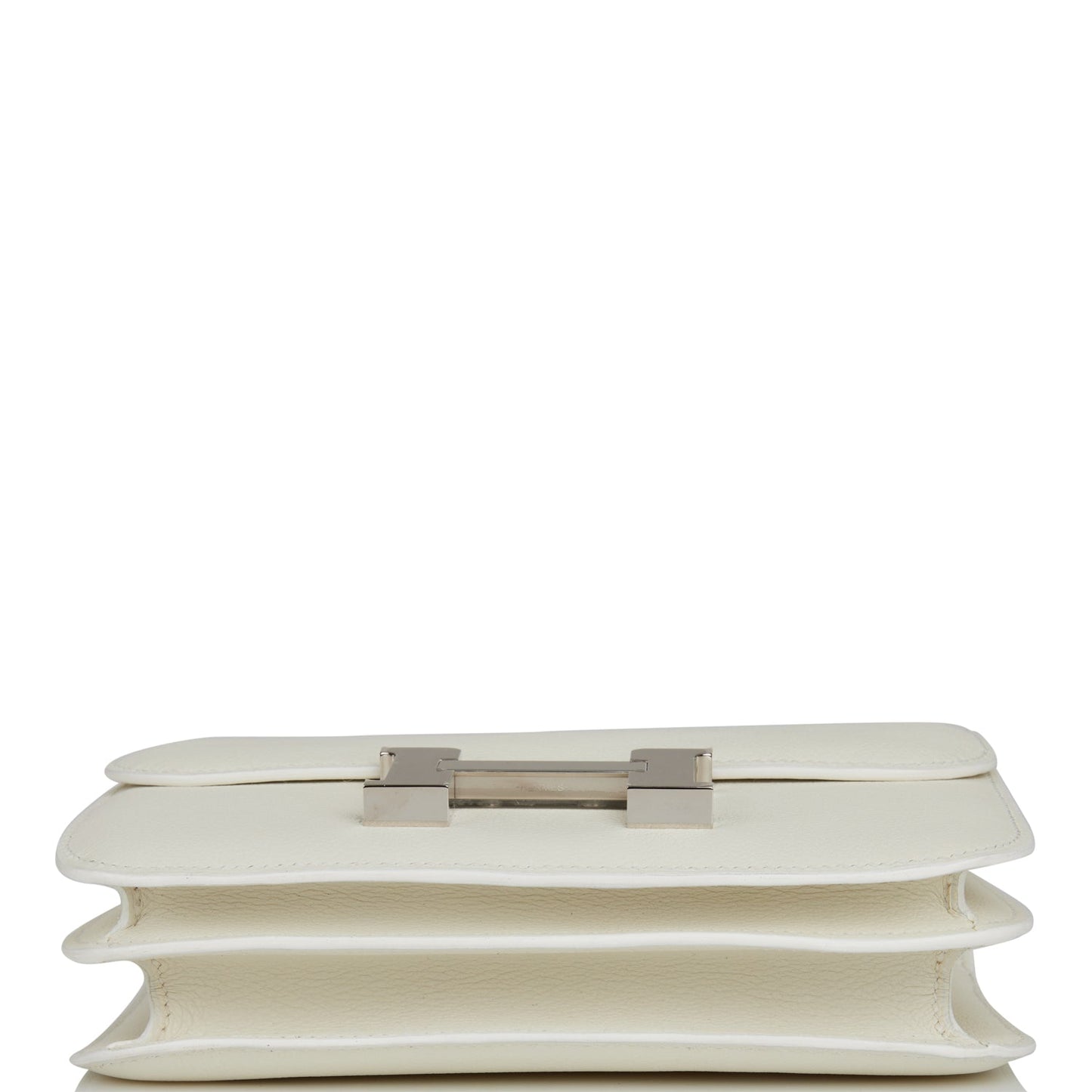 Hermes Constance 18 White Evercolor Palladium Hardware