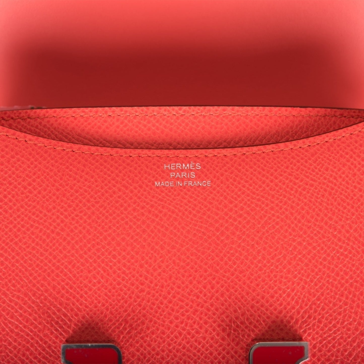 Hermes Constance 18 Rose Texas Epsom Palladium Hardware