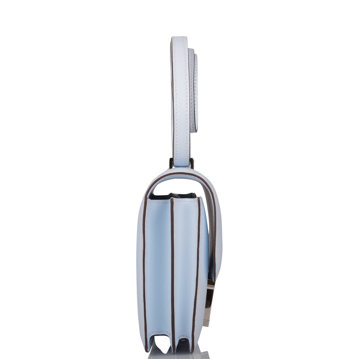 Hermes Constance 18 Bleu Brume Swift Palladium Hardware