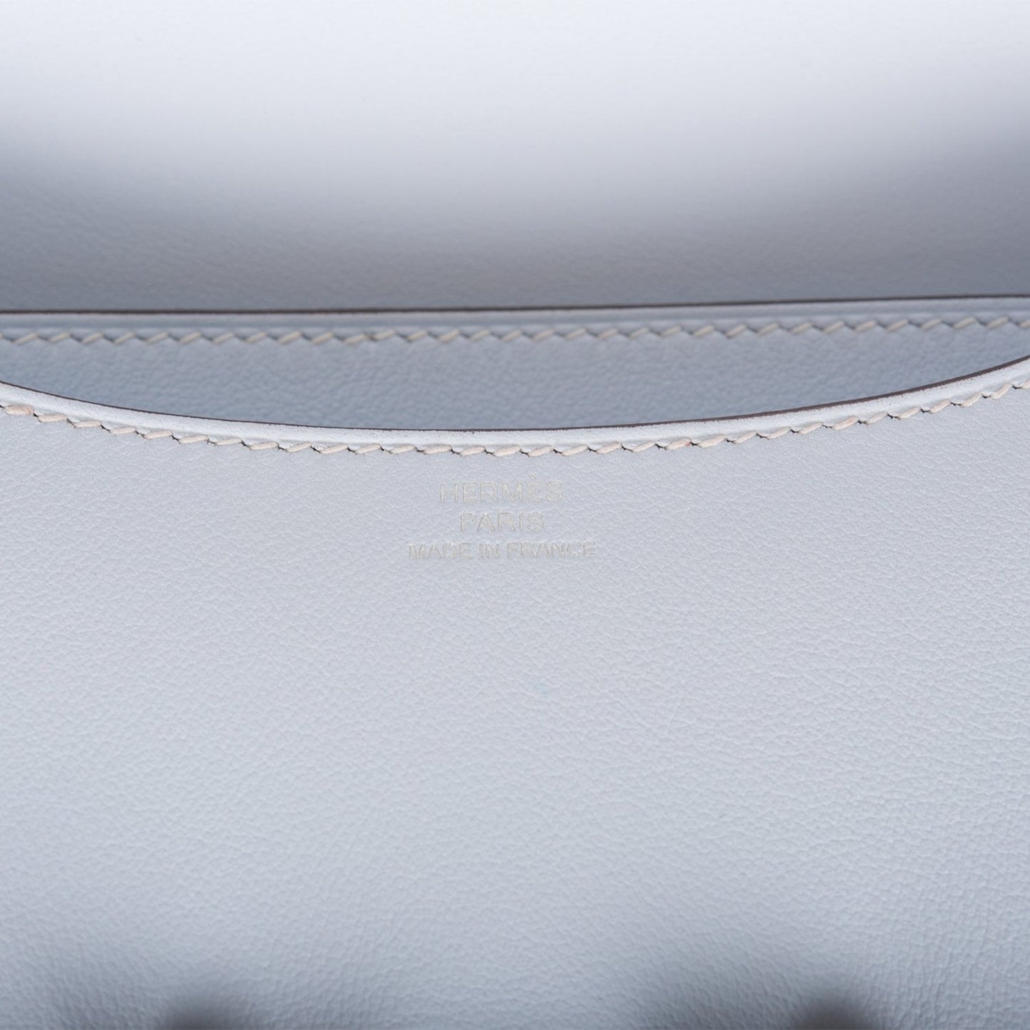 Hermes Constance 18 Bleu Brume Swift Palladium Hardware
