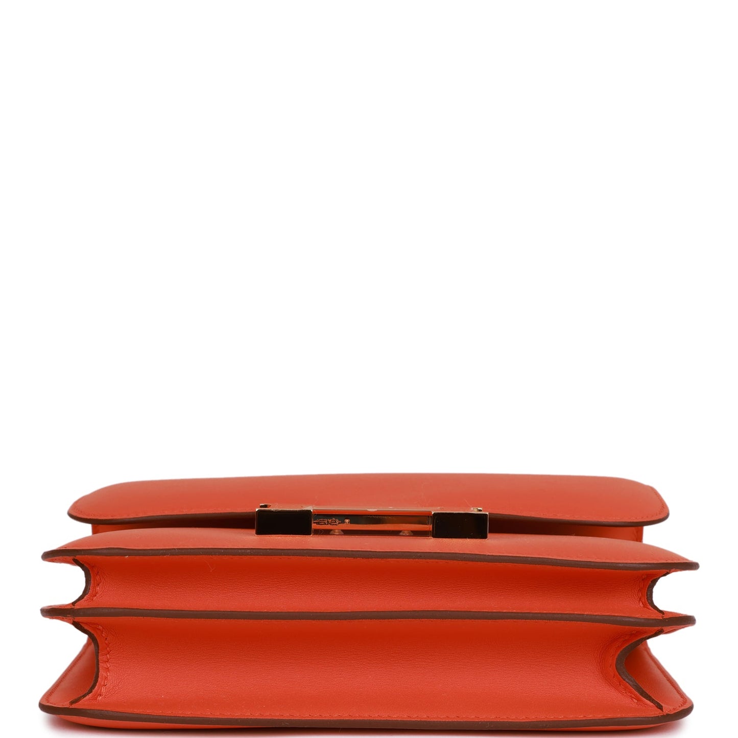 Hermes Constance 1-18 Orange Swift Gold Hardware