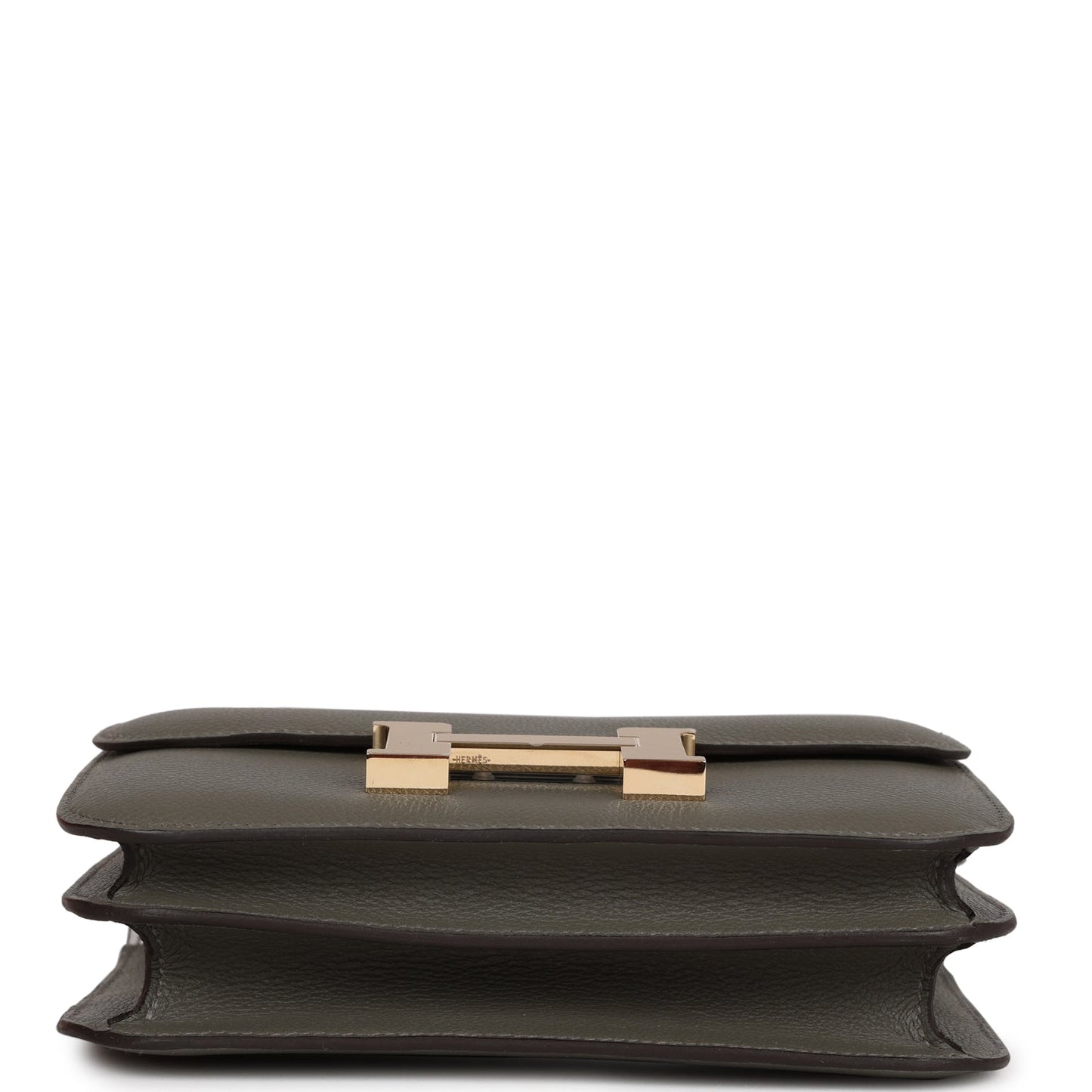 Hermes Constance 1-18 Gris Meyer Verso Evercolor Permabrass Hardware