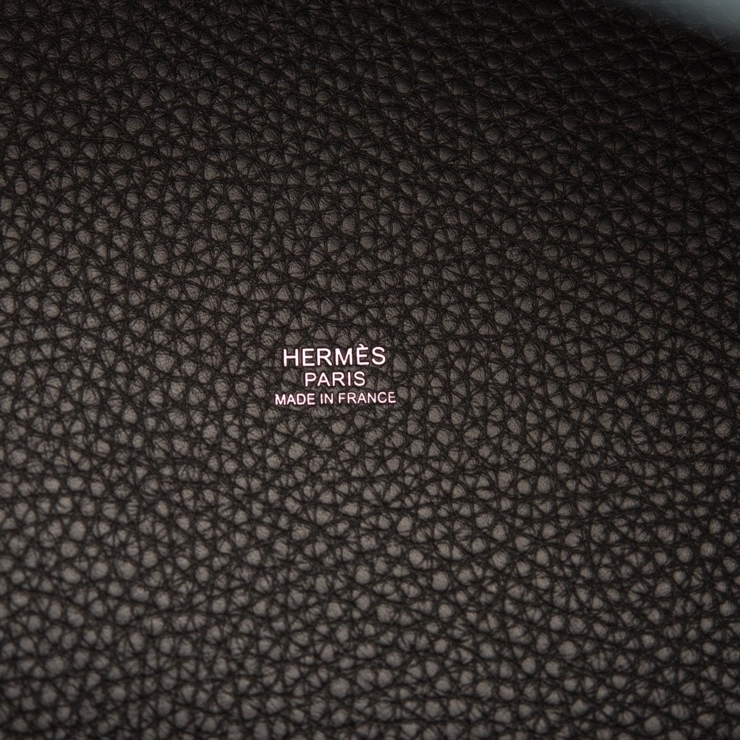 Hermes Black Clemence Picotin Lock 22cm Palladium Hardware