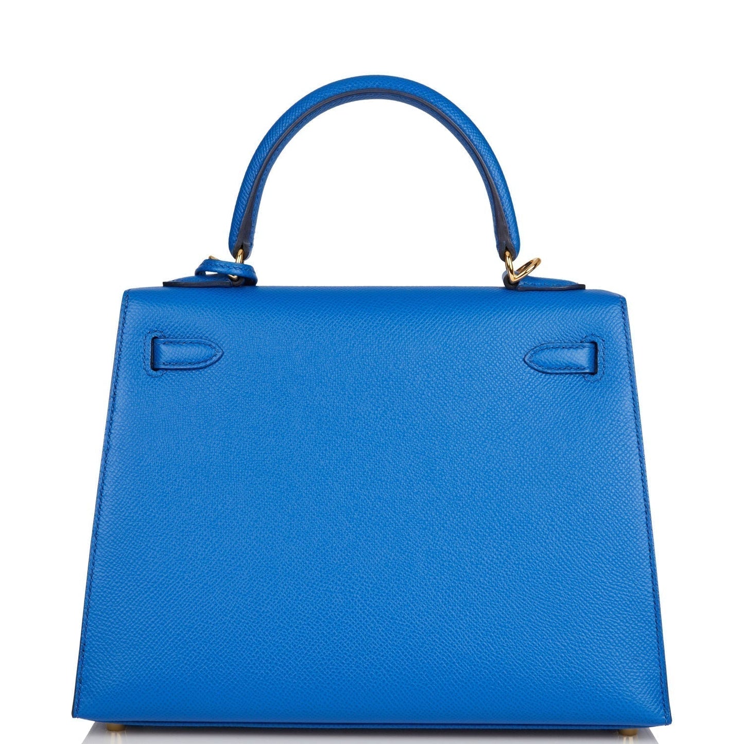 Hermes Kelly 25 Sellier Bleu France Epsom Gold Hardware