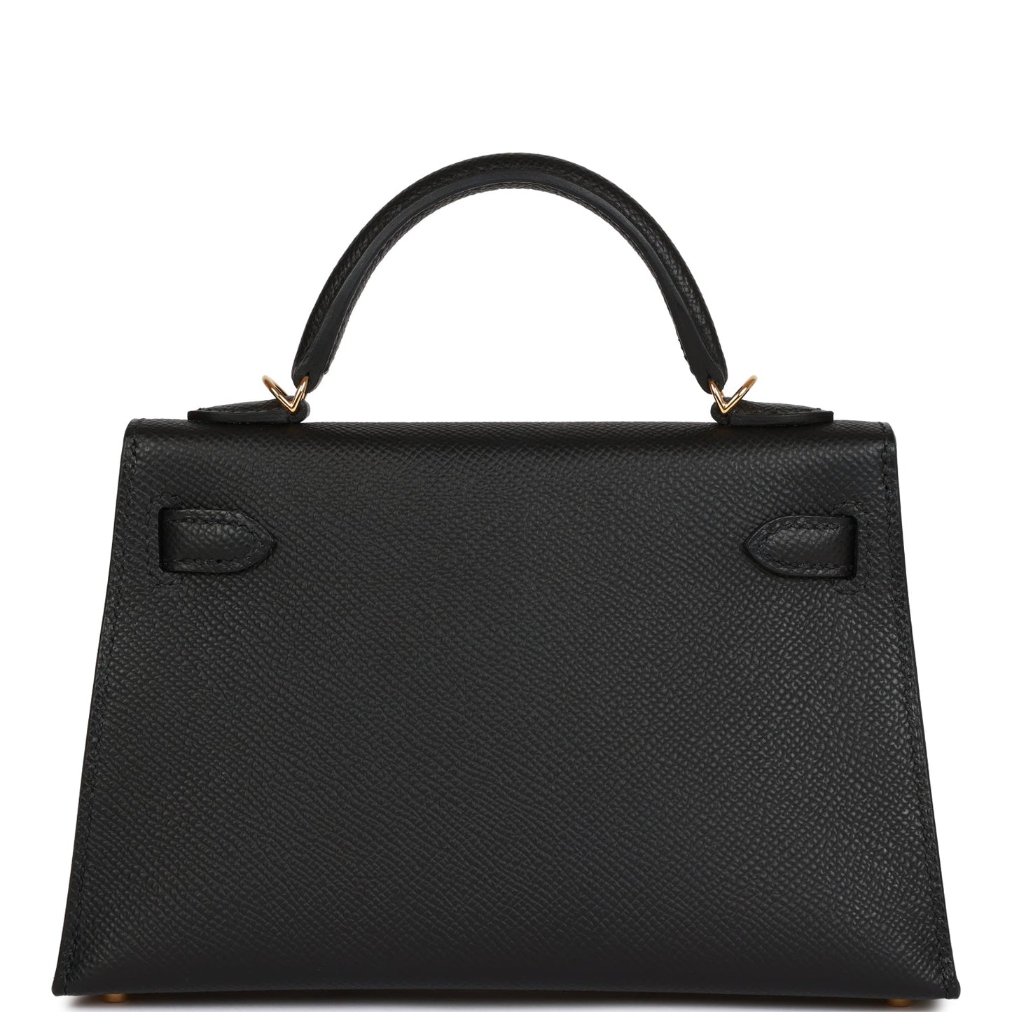 Hermes Kelly 20 Sellier Black Epsom Gold Hardware