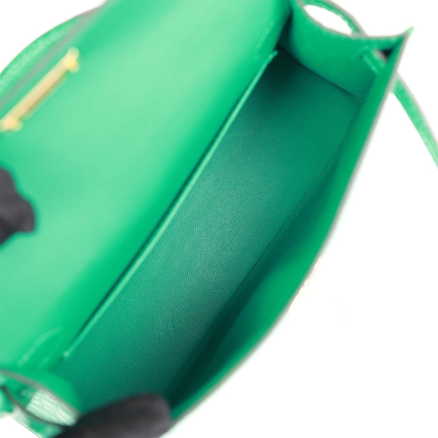 Hermes Kelly 20 Sellier Vert Jade Shiny Alligator Gold Hardware