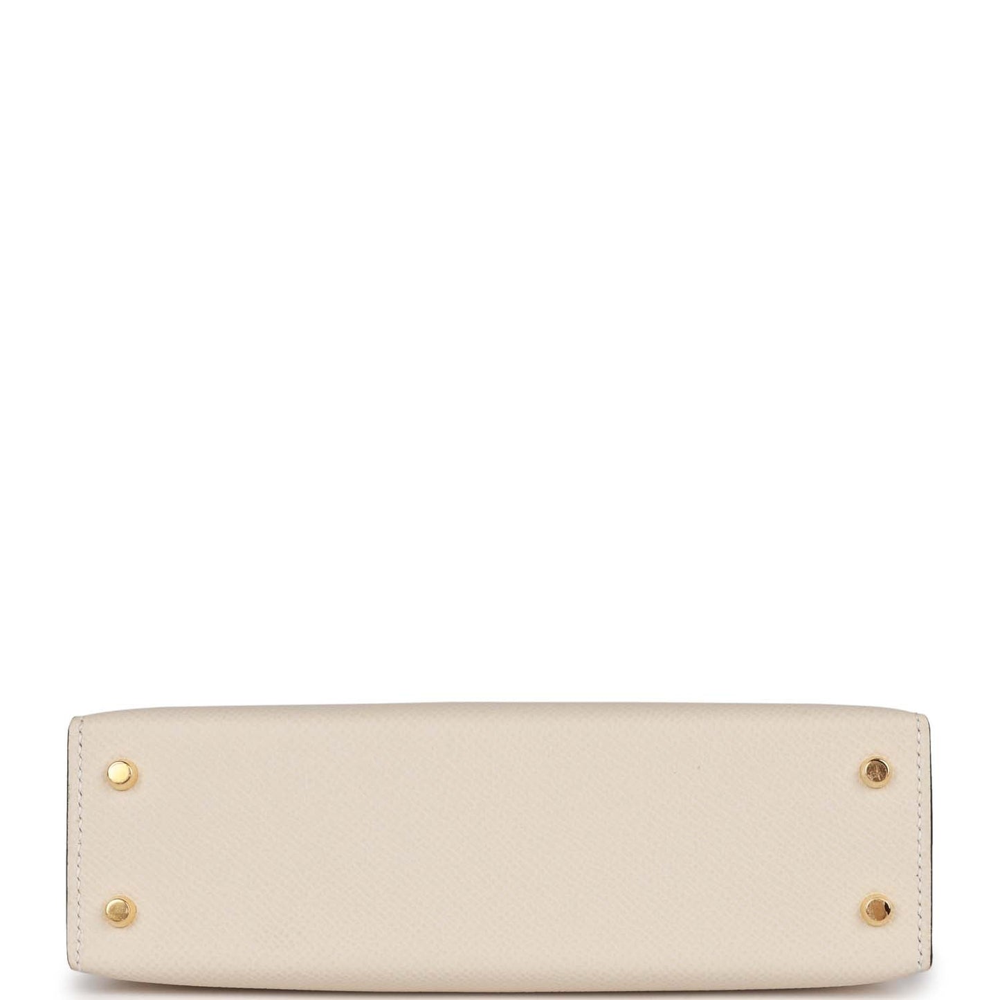Hermes Special Order (HSS) Kelly 20 Sellier Craie and Black Epsom Gold Hardware