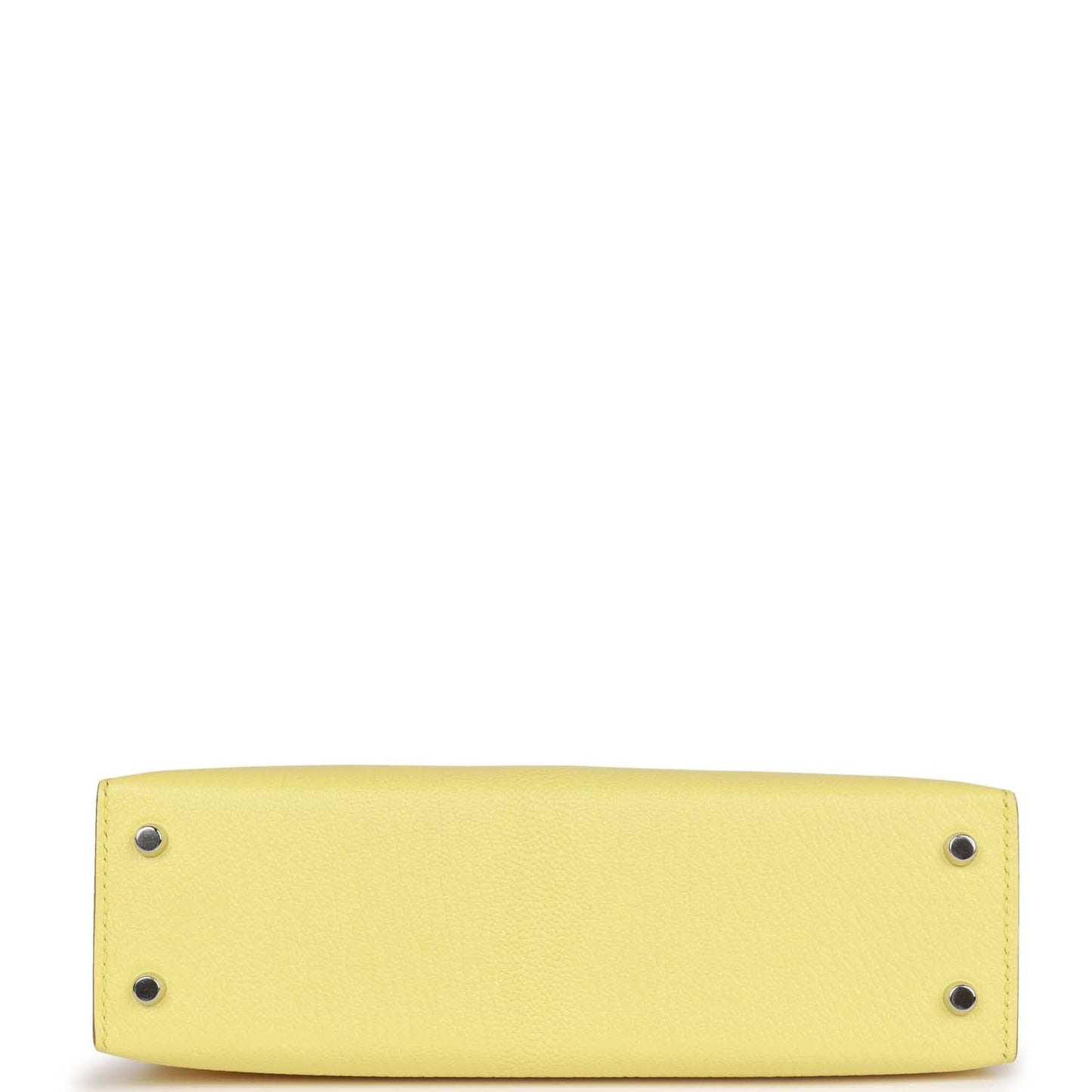 Hermes Kelly 20 Sellier Limoncello Chevre Palladium Hardware