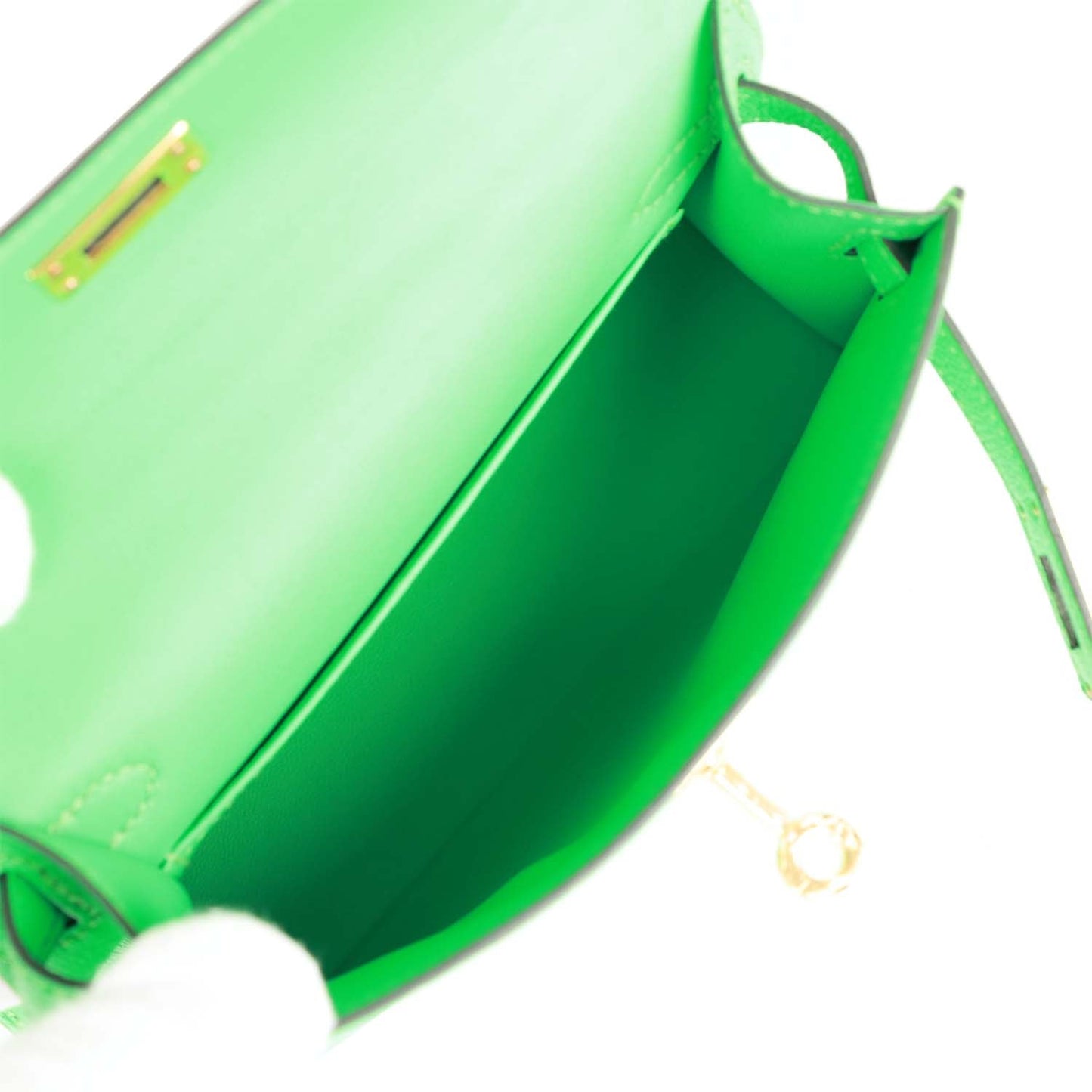 Hermes Kelly 20 Sellier Vert Comics Chevre Gold Hardware