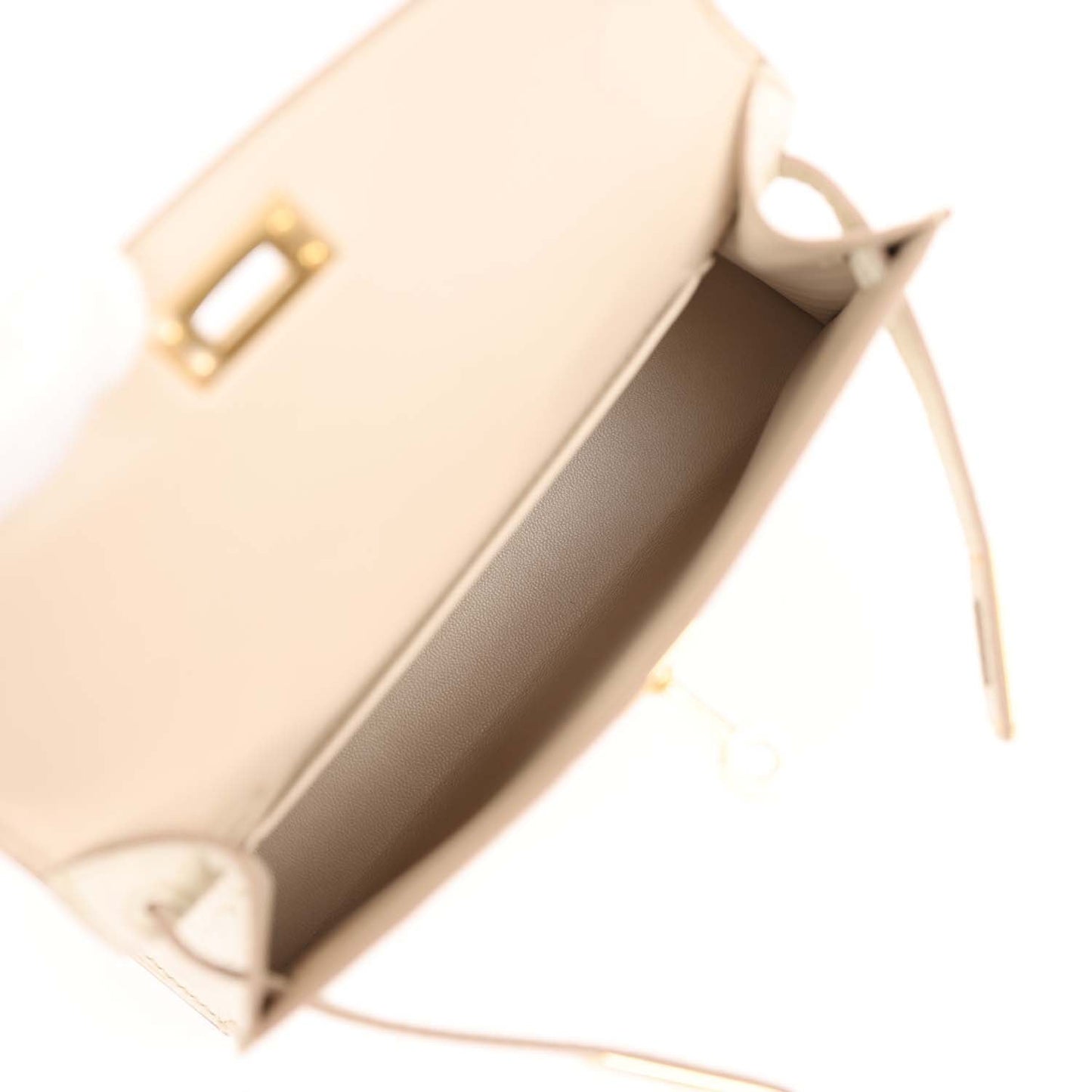 Hermes Kelly 20 Sellier Beton Mate Alligator Gold Hardware