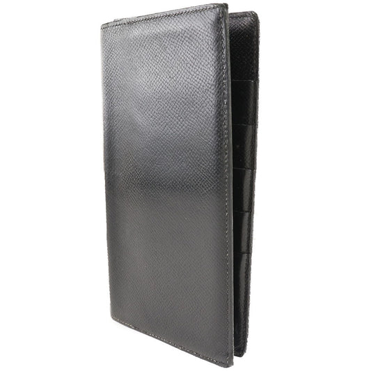 HERMES Bill Compartment leather black MC2 Fleming mens  d