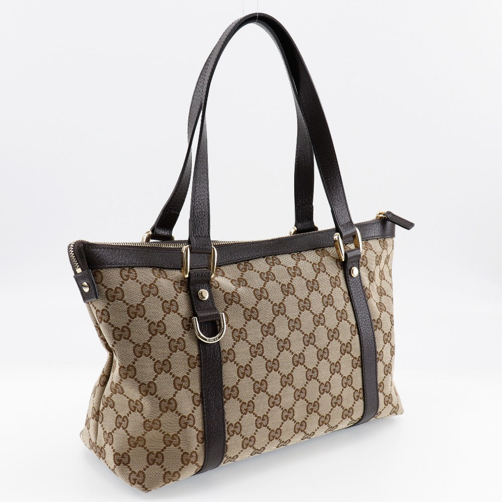 GUCCI Tote Bag 141470 GG canvas Brown Women