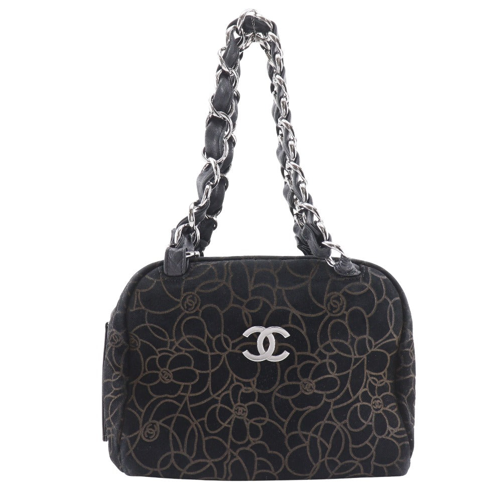 Chanel Camellia Suede 2way Bag