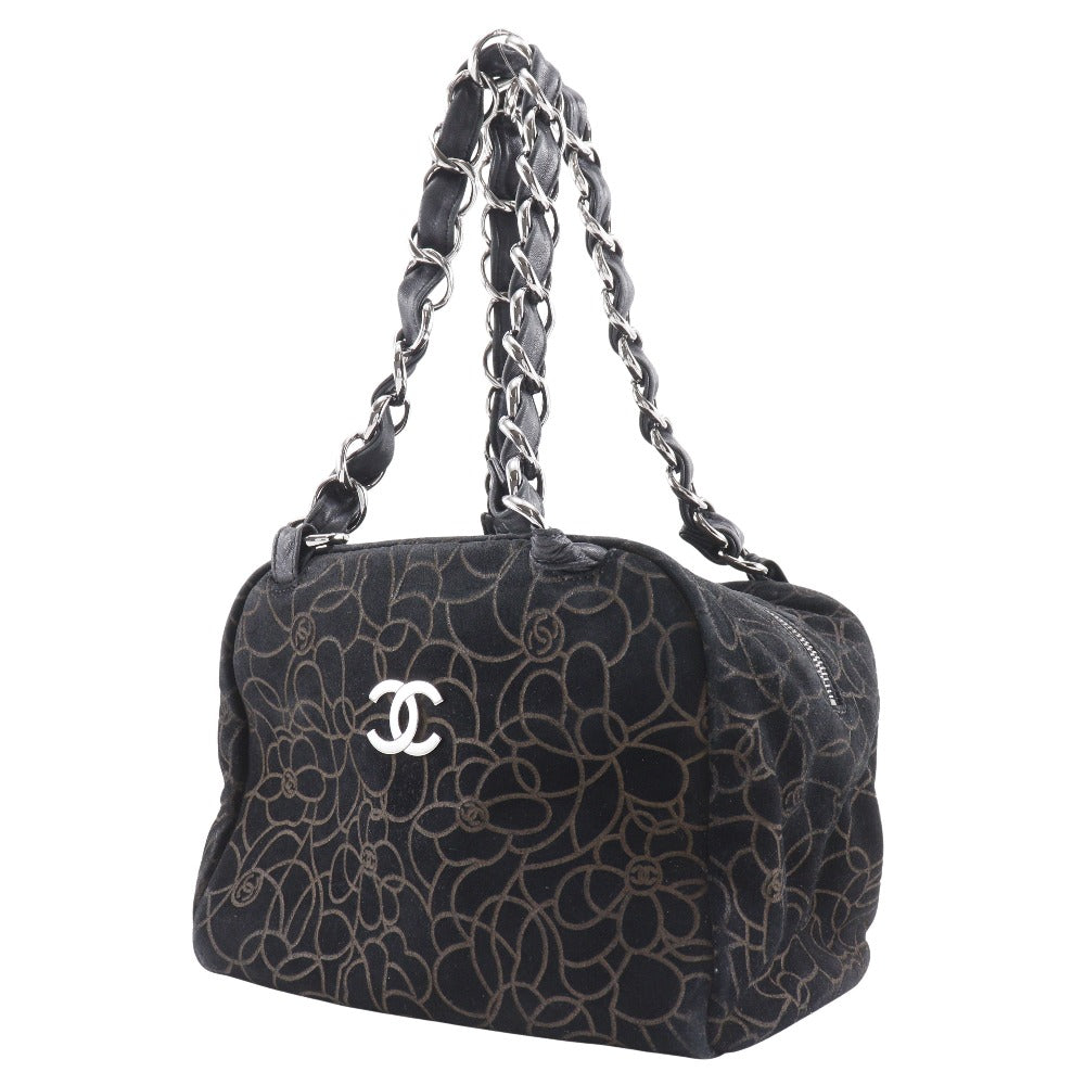 Chanel Camellia Suede 2way Bag
