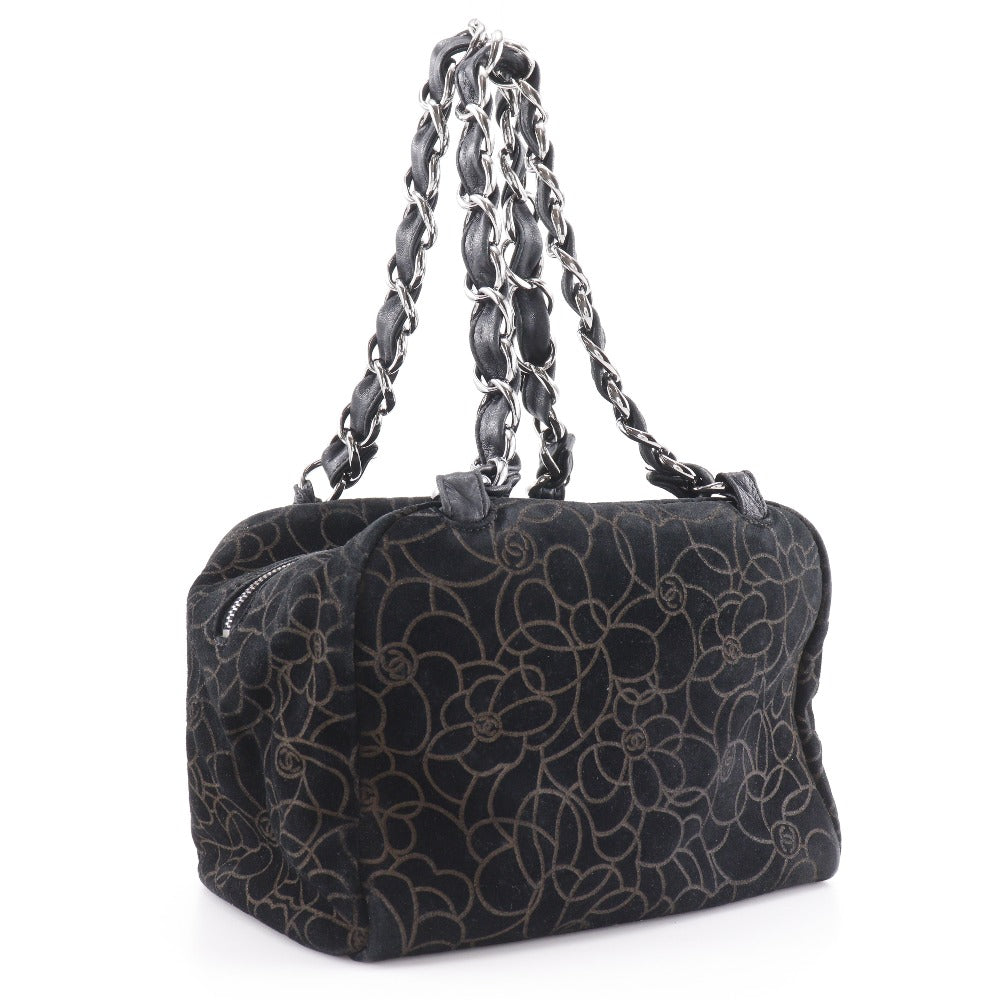 Chanel Camellia Suede 2way Bag