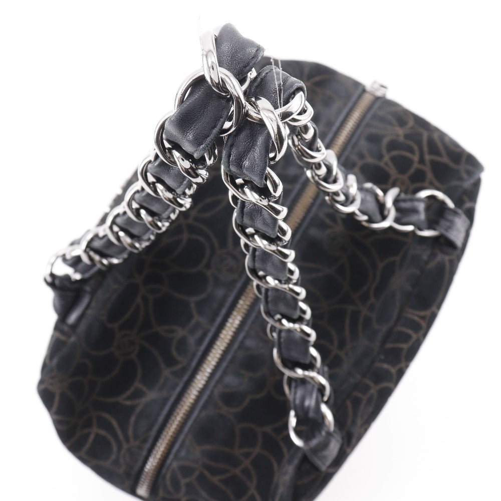 Chanel Camellia Suede 2way Bag