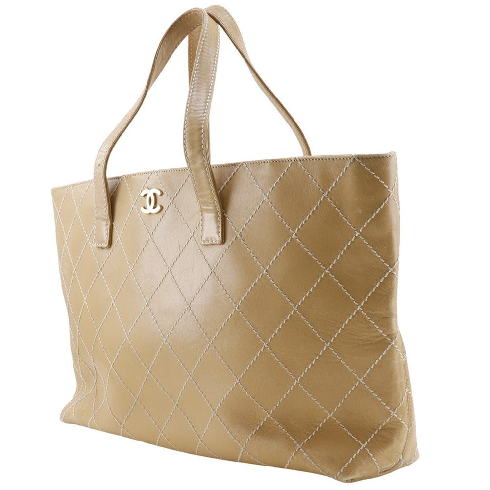 Chanel Wild Stitch Calf Tote Bag