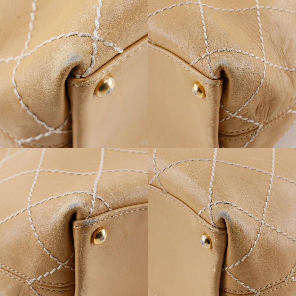 Chanel Wild Stitch Calf Tote Bag