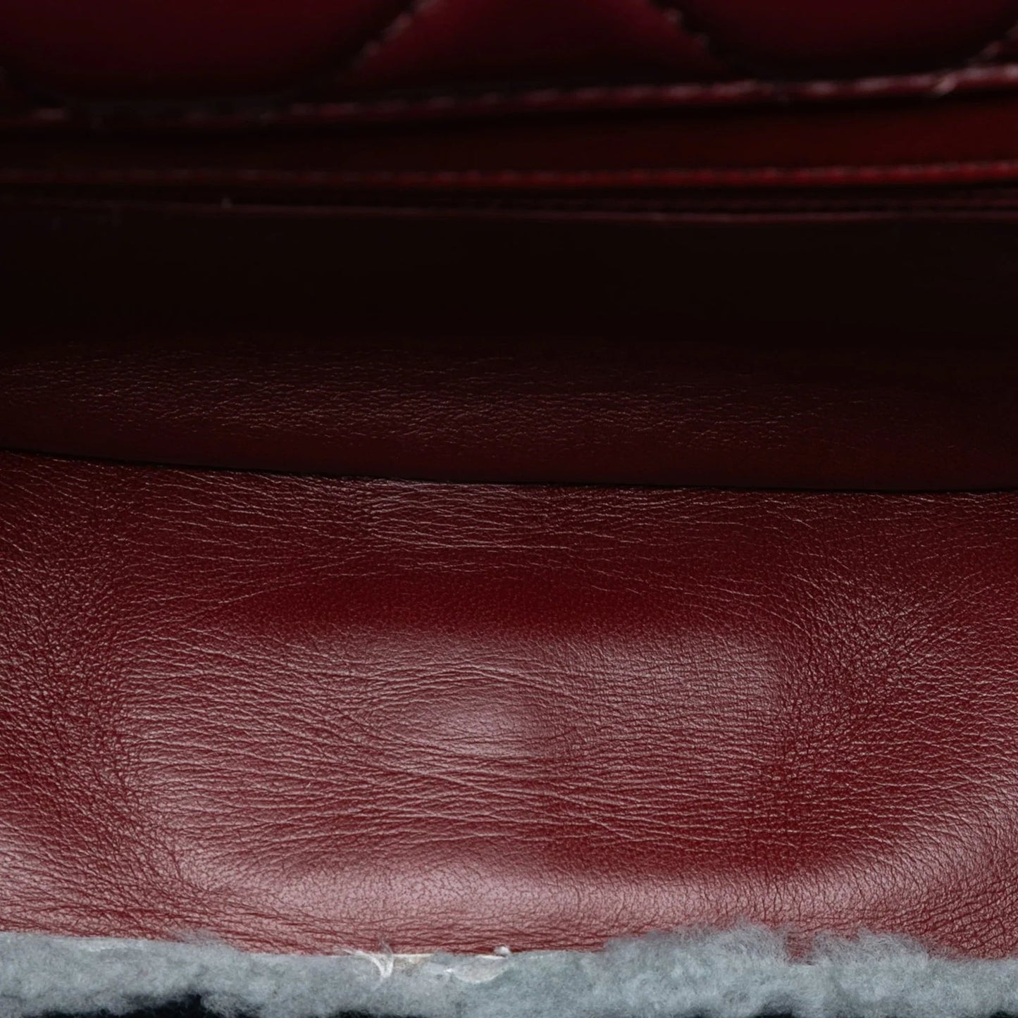 Red Chanel Medium Tricolor CC Quilted Shearling Single Flap Shoulder Bag