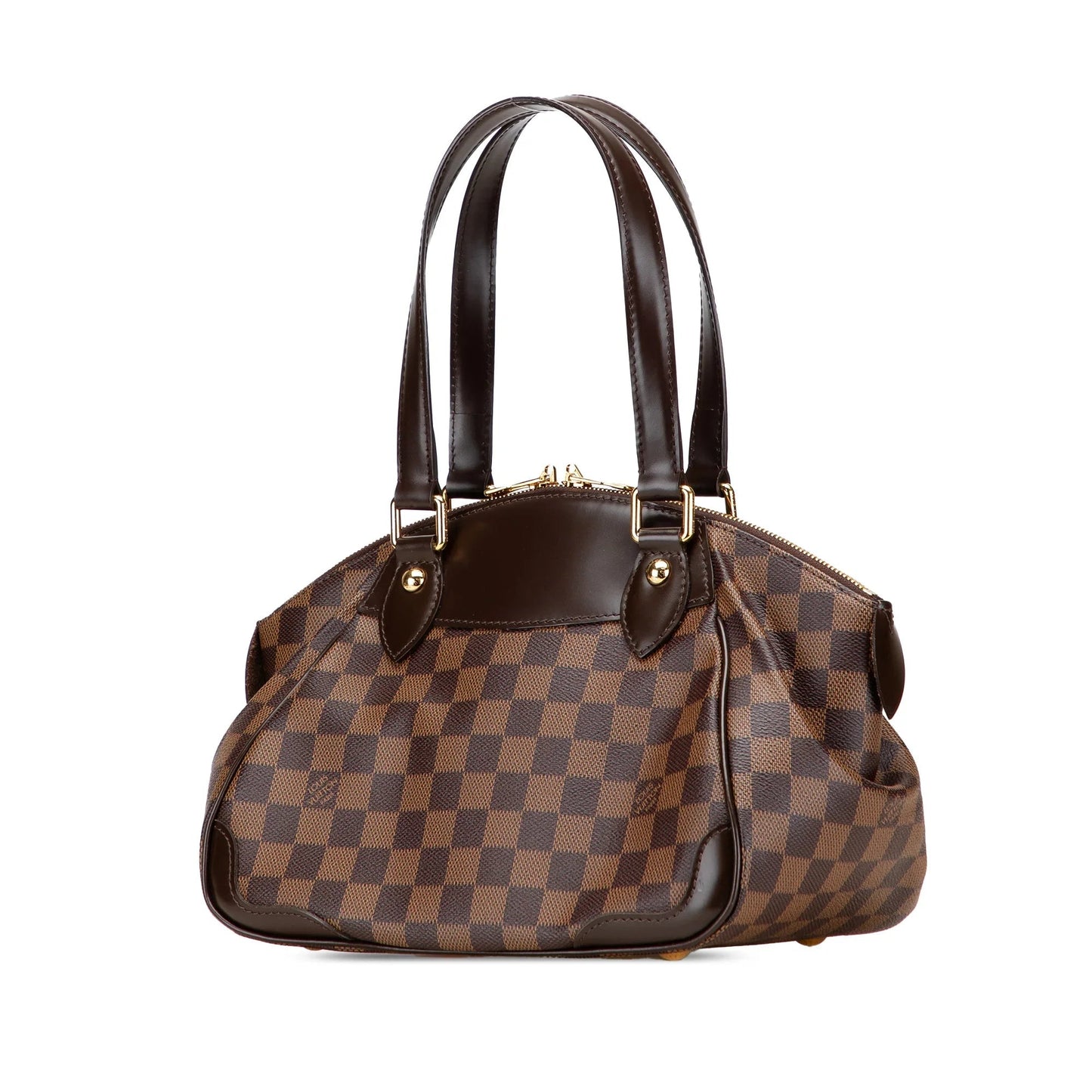 Brown Louis Vuitton Damier Ebene Verona PM Handbag