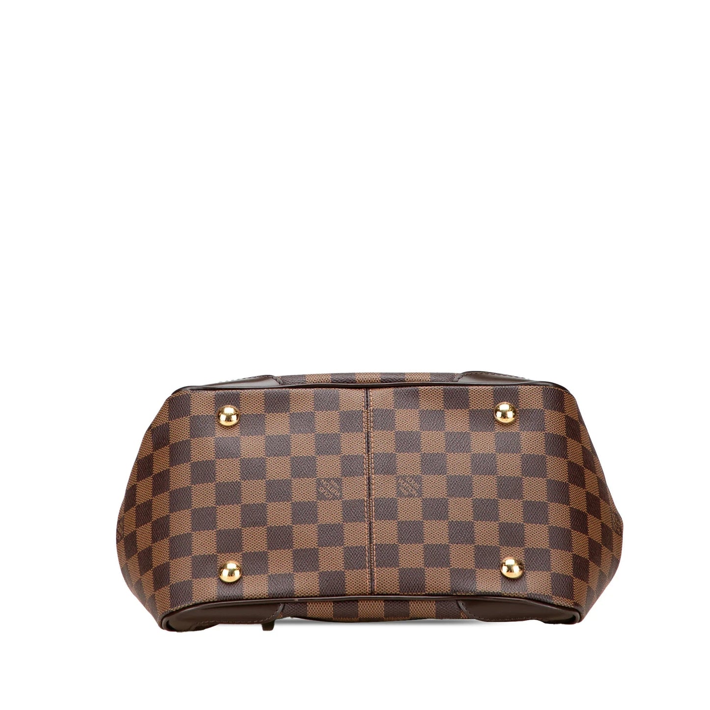 Brown Louis Vuitton Damier Ebene Verona PM Handbag
