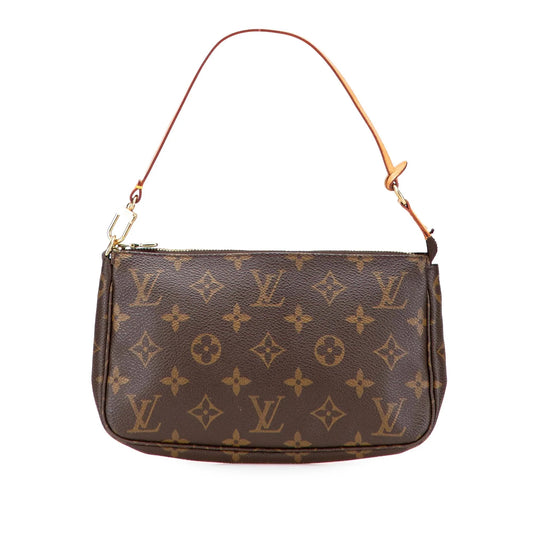 Brown Louis Vuitton Monogram Pochette Accessoires Shoulder Bag