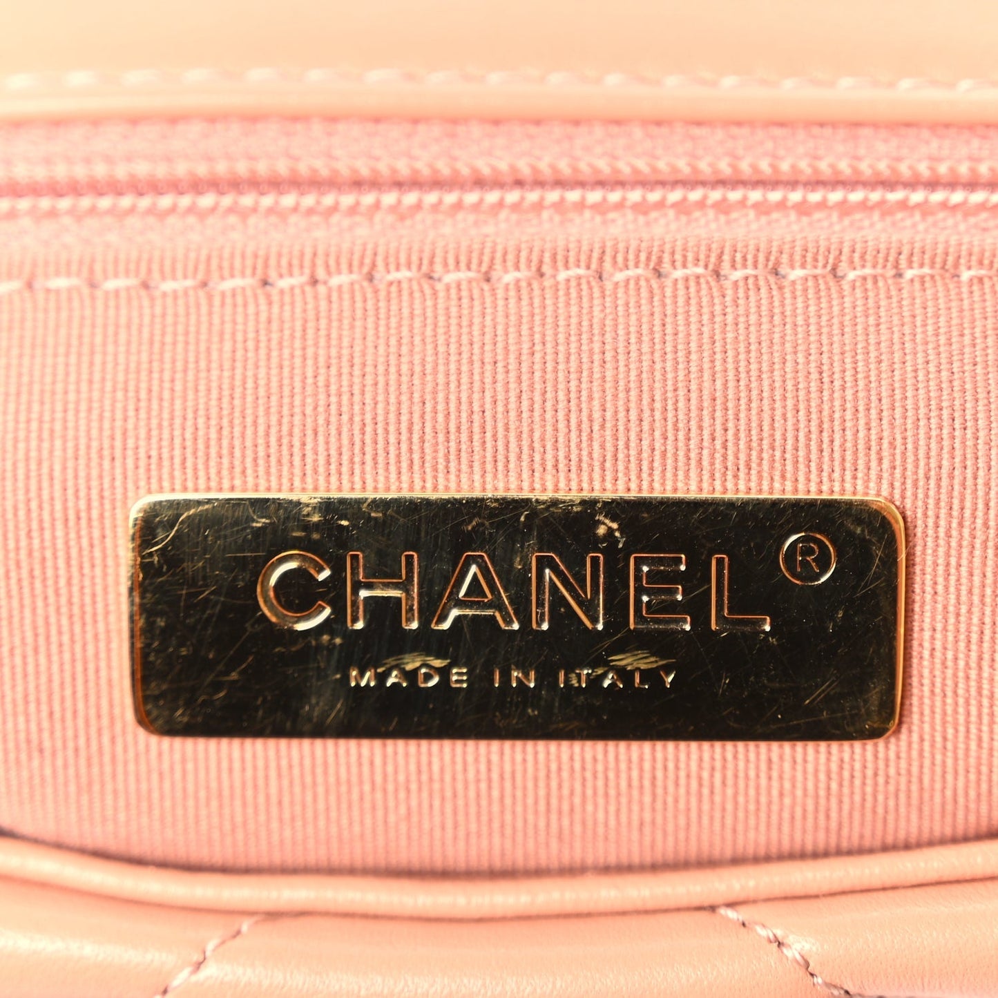 Chanel Lambskin Quilted Medium Chanel 19 Flap Beige