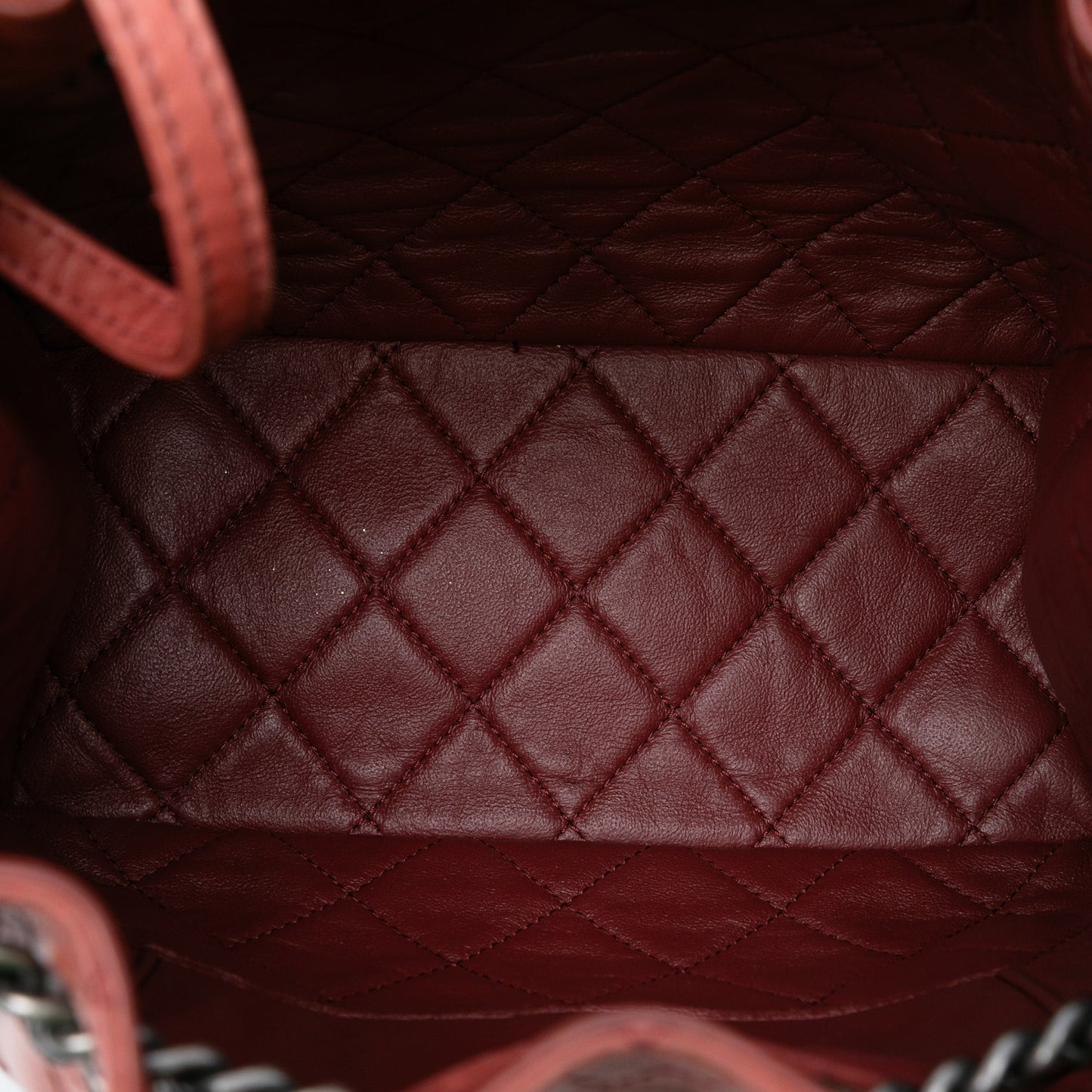 Red Chanel Medium Stitched Calfskin Urban Luxury Drawstring Backpack