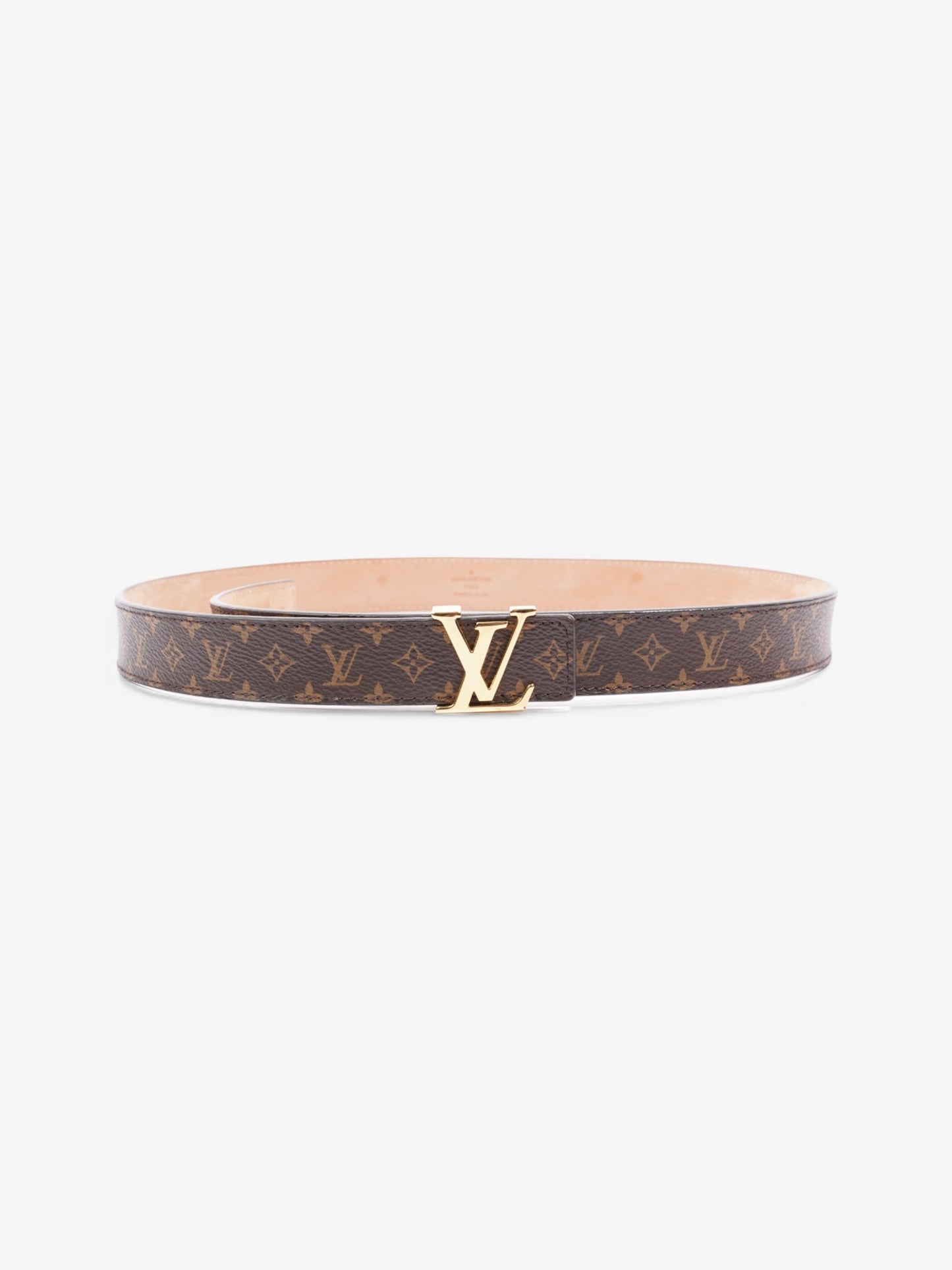 Louis Vuitton Initials 20mm Belt Monogram Coated Canvas 80cm 32"