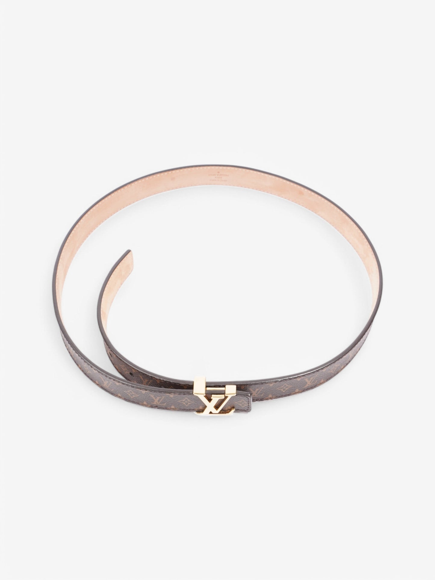 Louis Vuitton Initials 20mm Belt Monogram Coated Canvas 80cm 32"