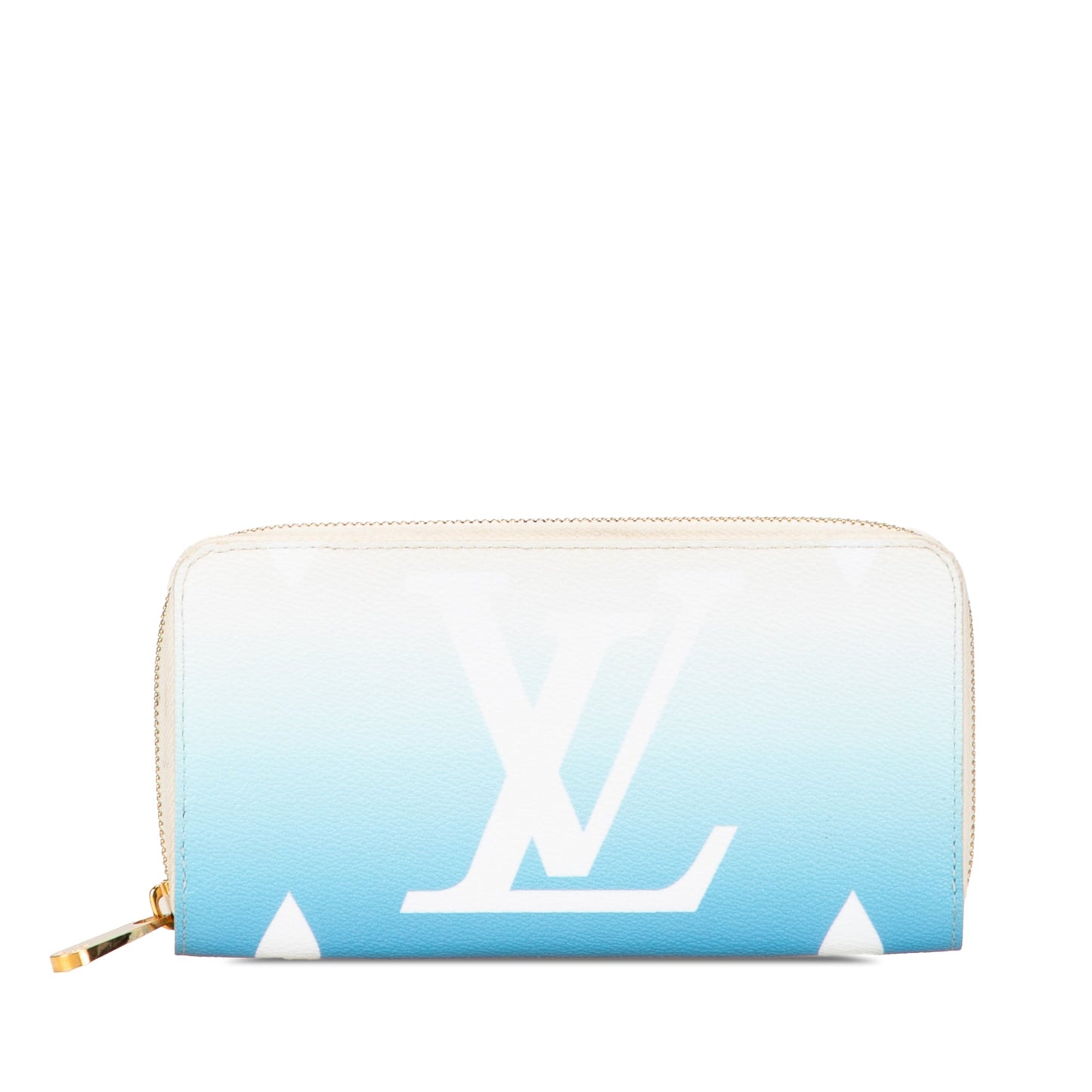 Blue Louis Vuitton Monogram Giant By The Pool Zippy Wallet