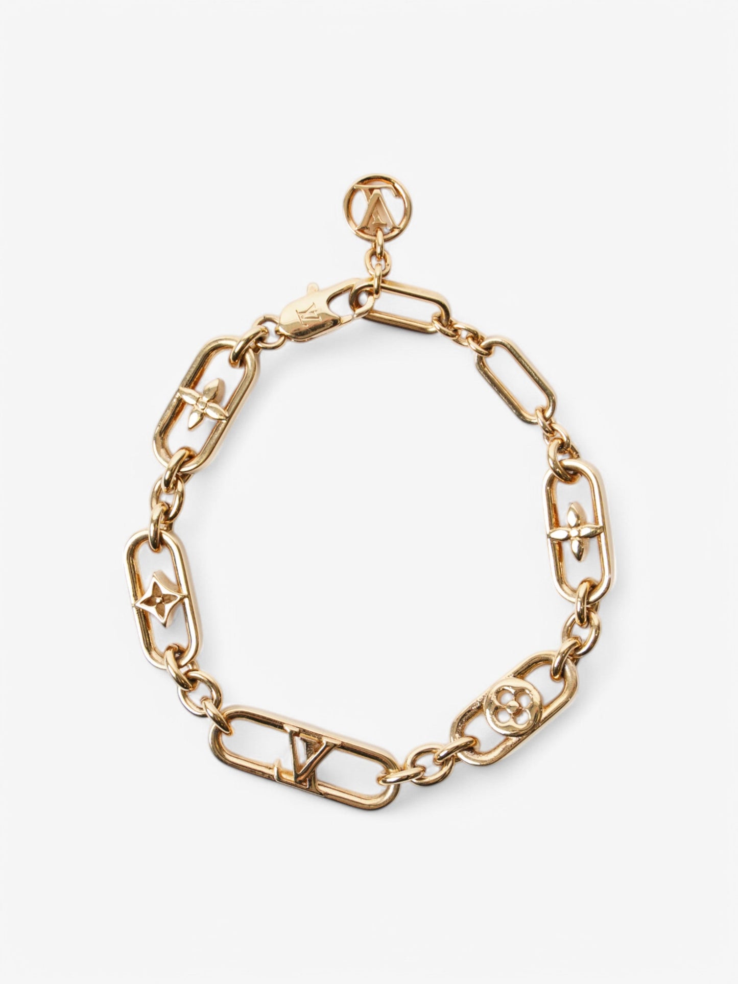 Louis Vuitton Bar Bracelet Gold Base Metal