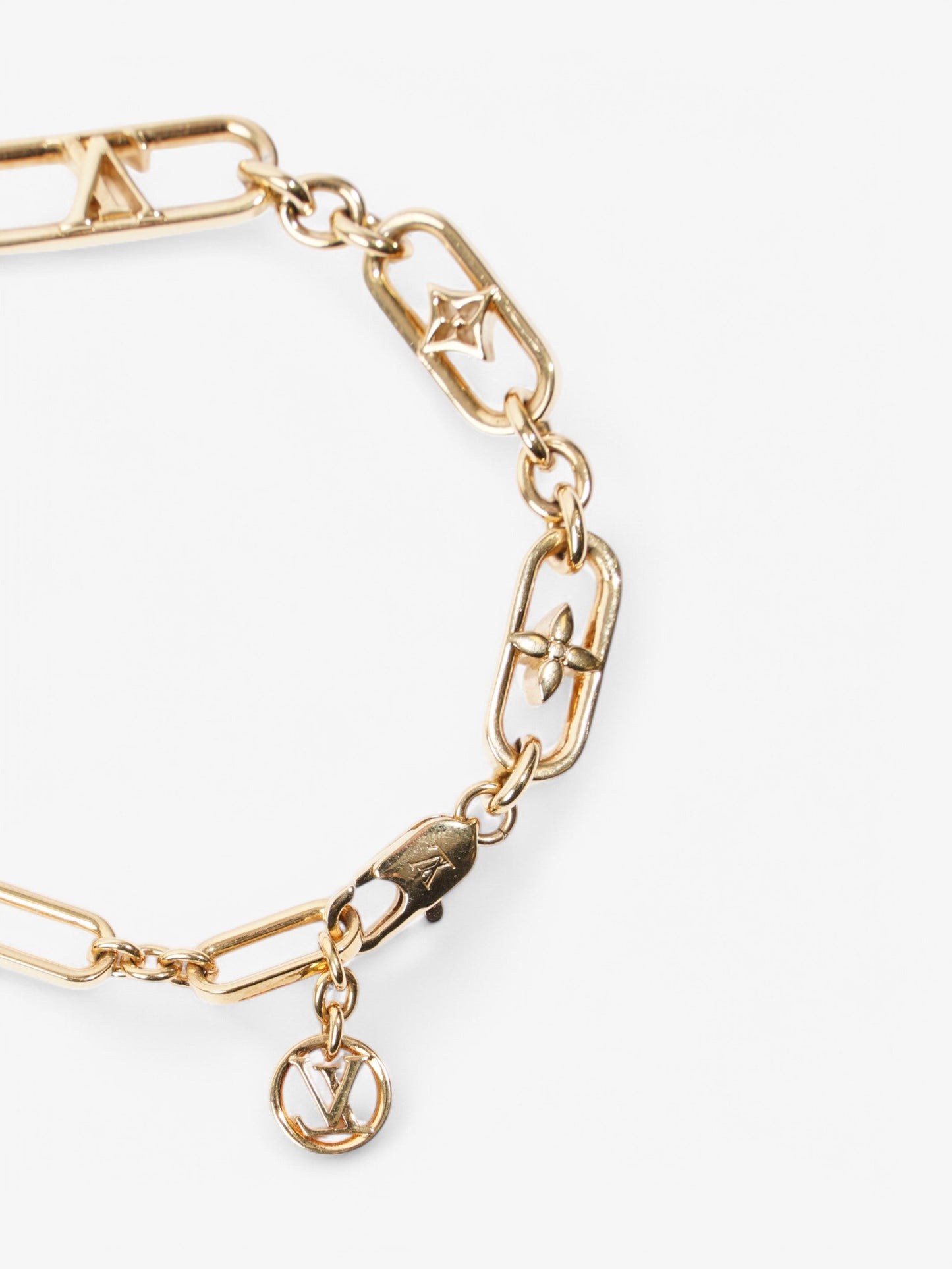 Louis Vuitton Bar Bracelet Gold Base Metal