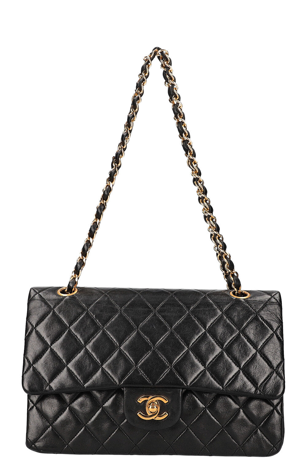 CHANEL Medium Double Flap Bag Black