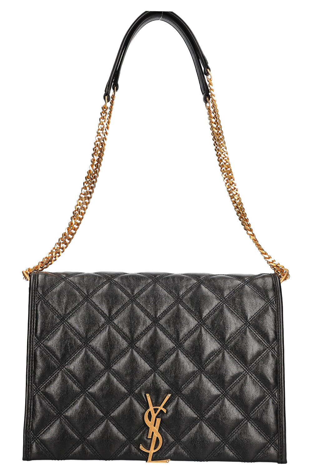 SAINT LAURENT Becky Shoulder Bag Quilted Black