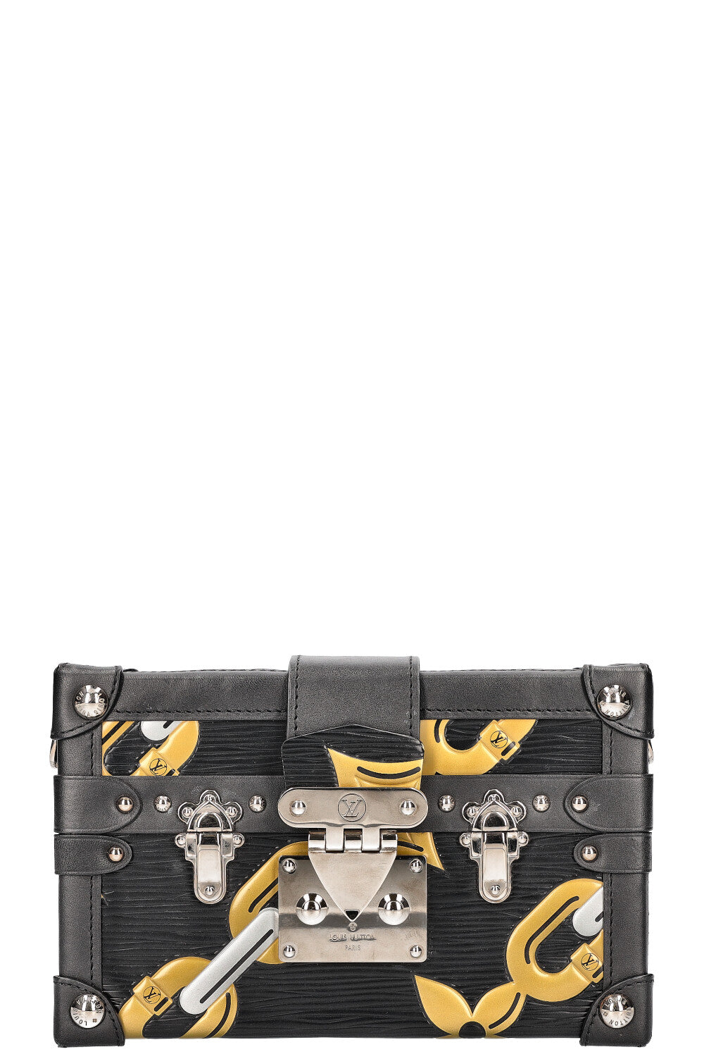LOUIS VUITTON Petite Malle Trunk Epi Black