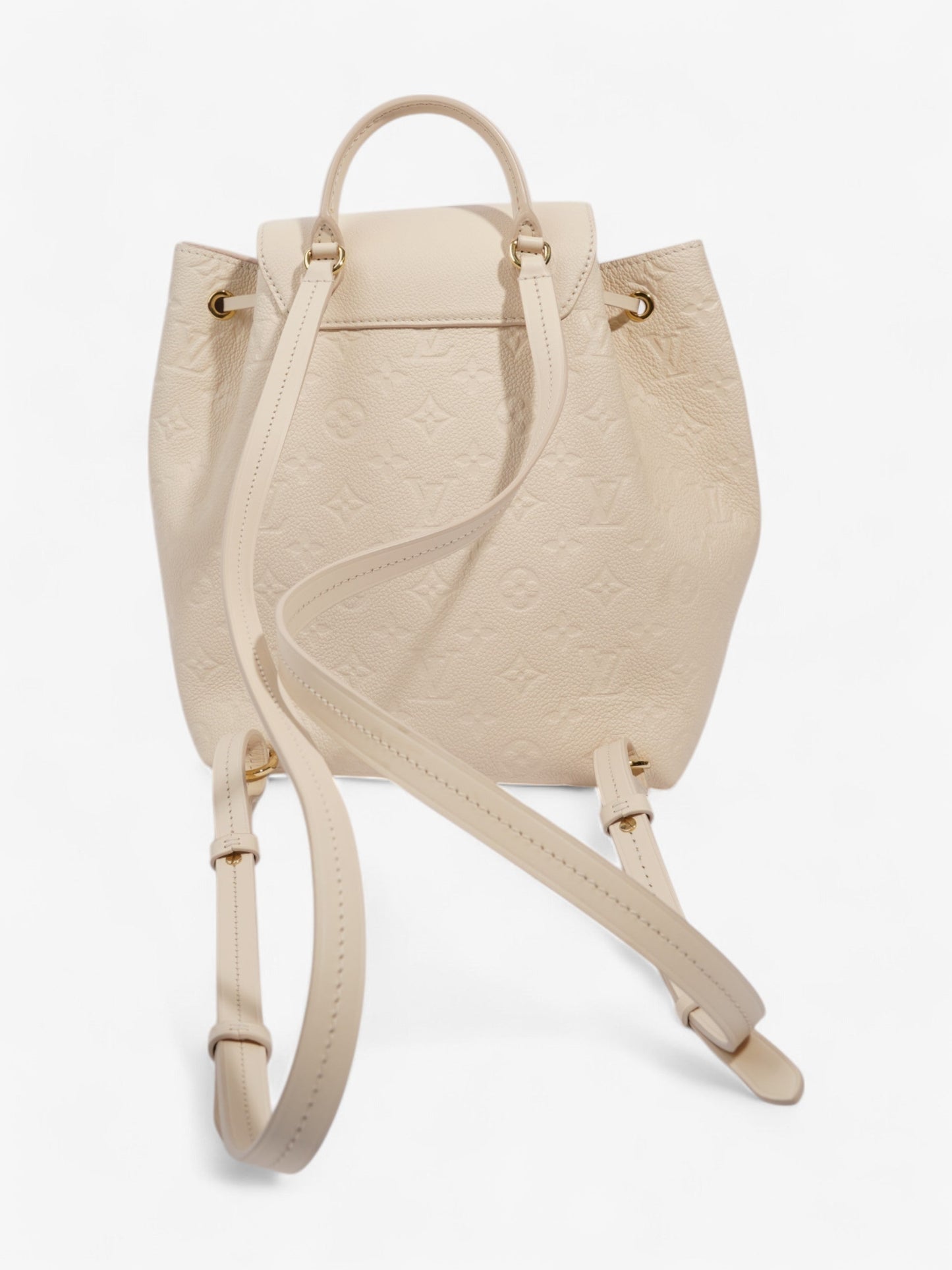 Louis Vuitton Montsouris Backpack Monogram Empreinte / Beige Empreinte Leather